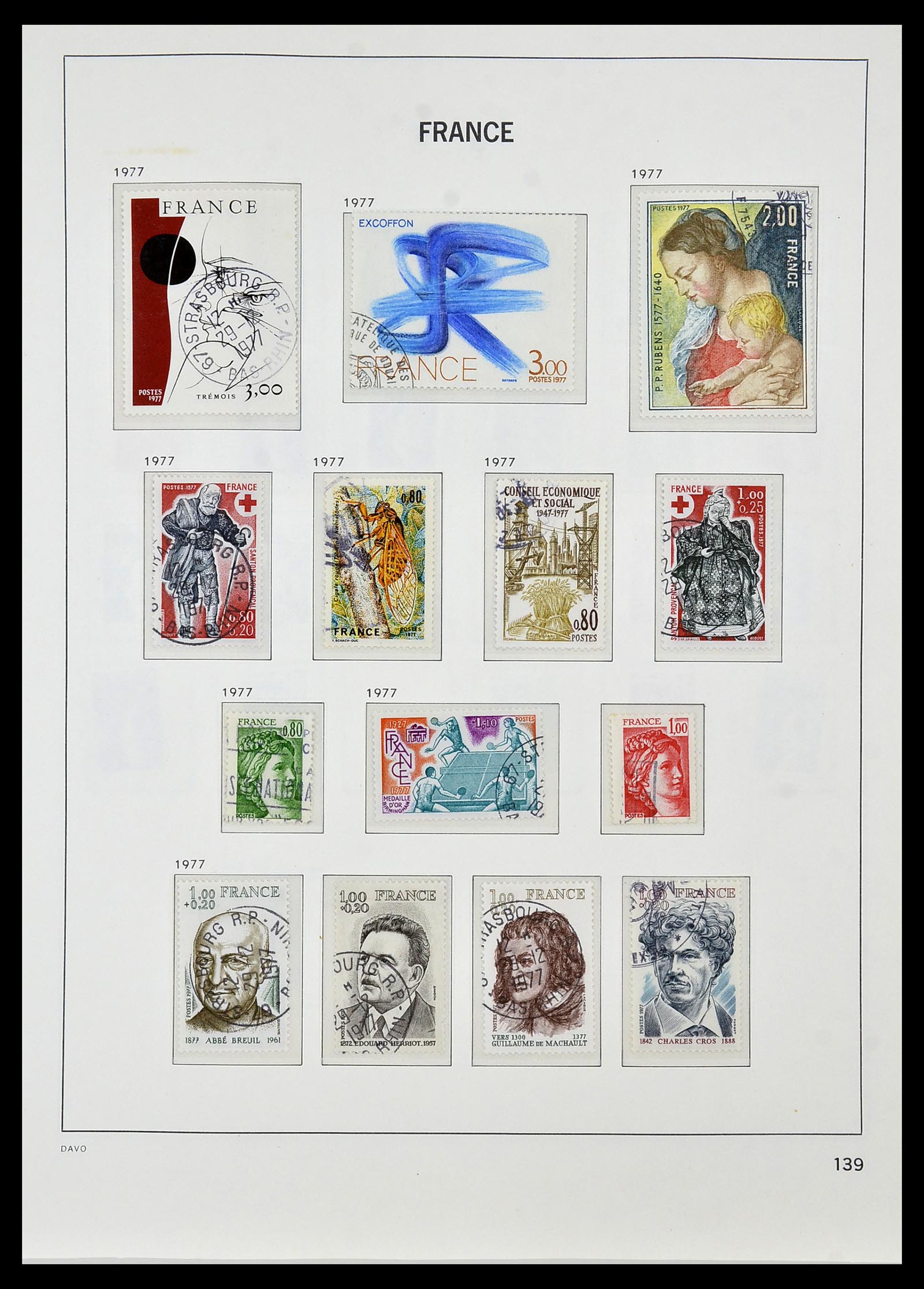 34047 156 - Postzegelverzameling 34047 Frankrijk 1853-2020(!)