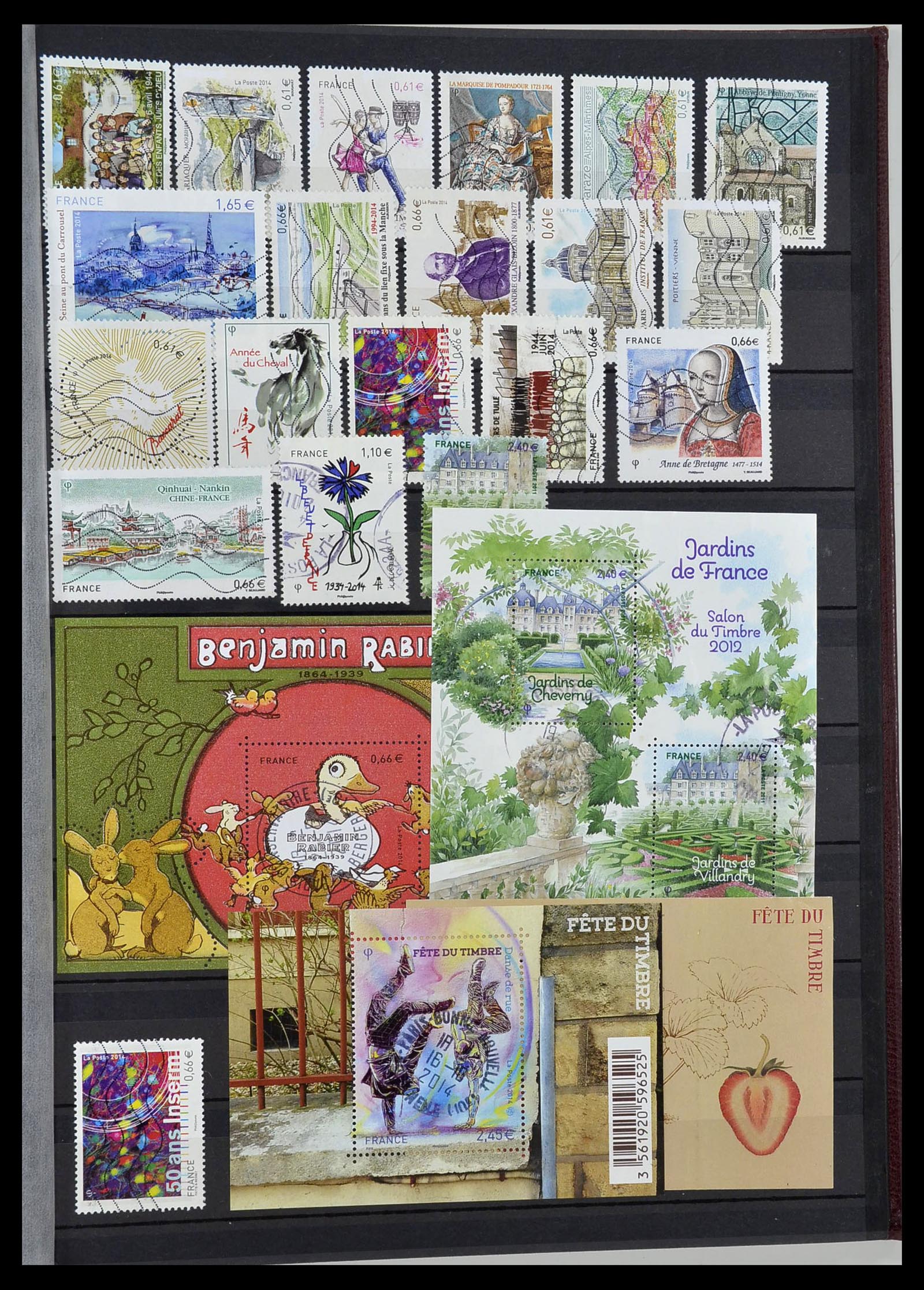 34047 525 - Postzegelverzameling 34047 Frankrijk 1853-2020(!)