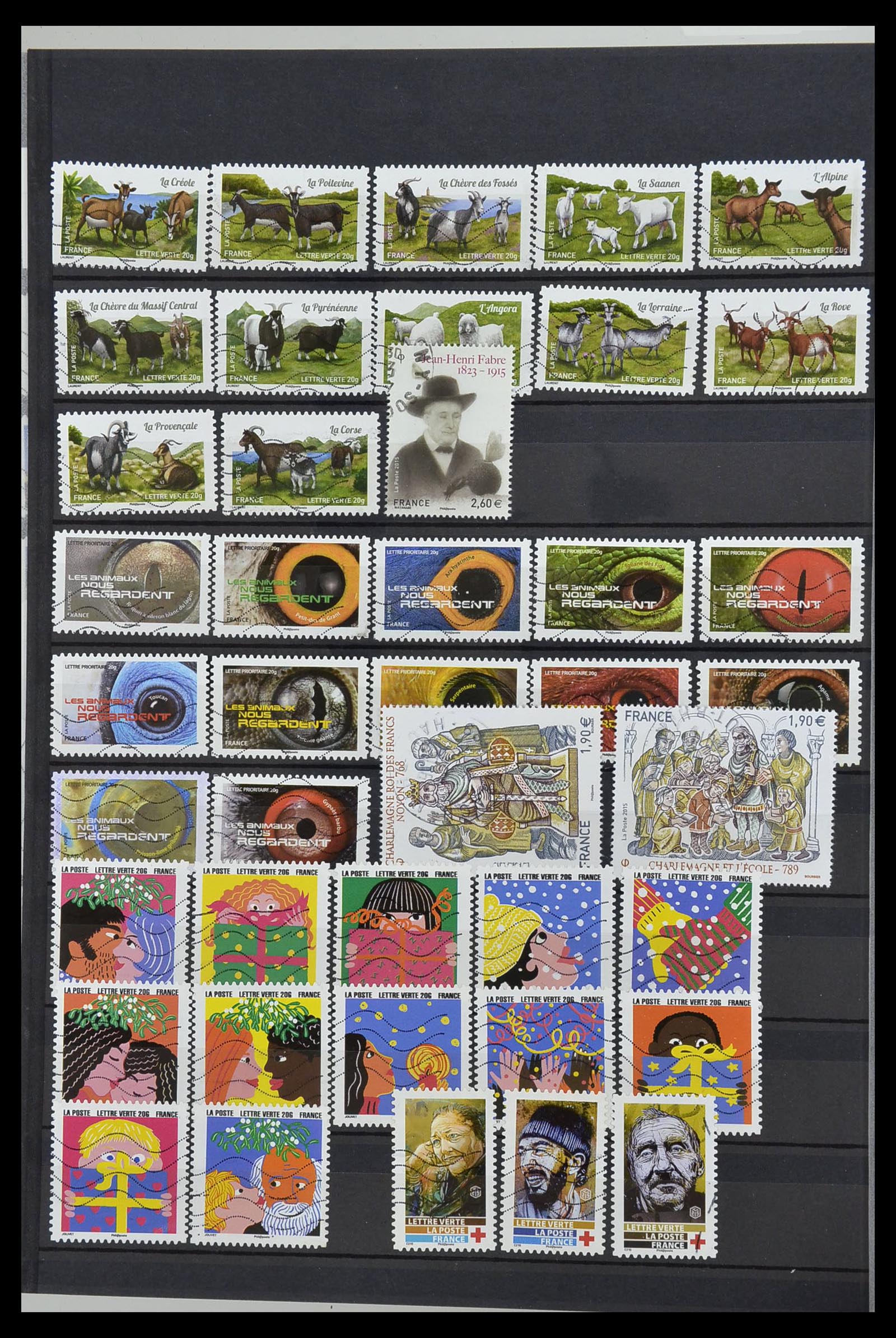 34047 528 - Postzegelverzameling 34047 Frankrijk 1853-2020(!)