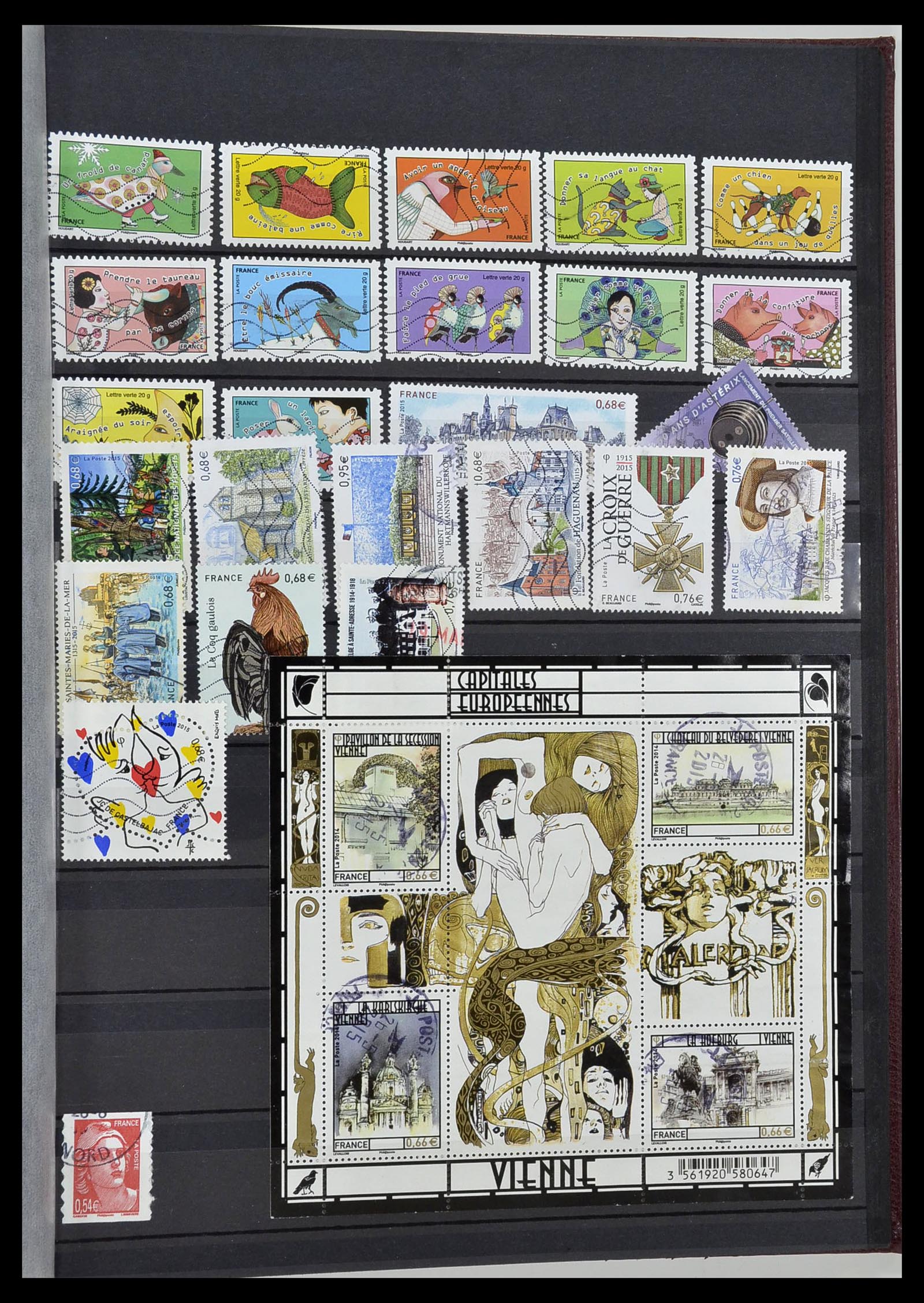 34047 529 - Postzegelverzameling 34047 Frankrijk 1853-2020(!)