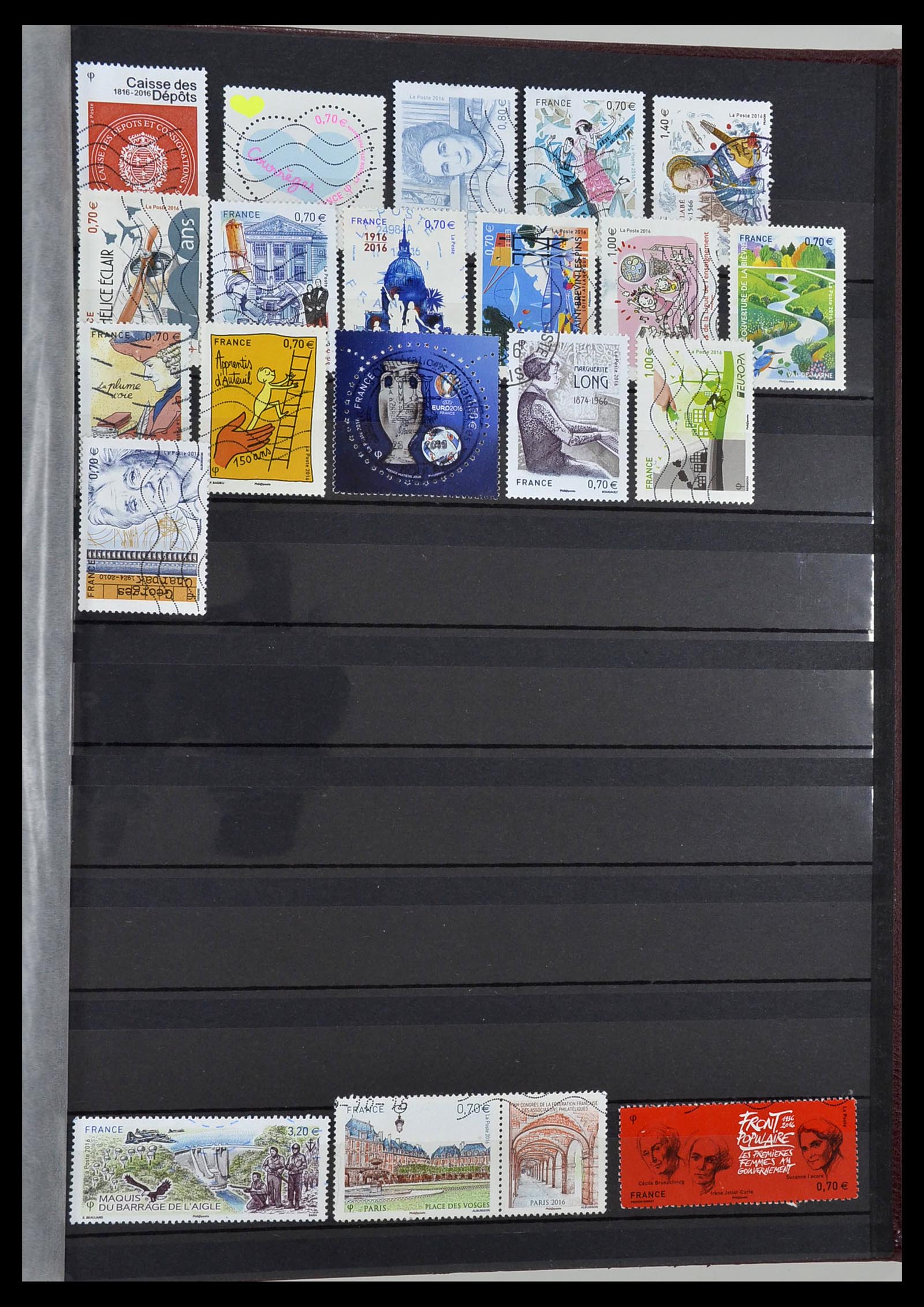 34047 533 - Postzegelverzameling 34047 Frankrijk 1853-2020(!)