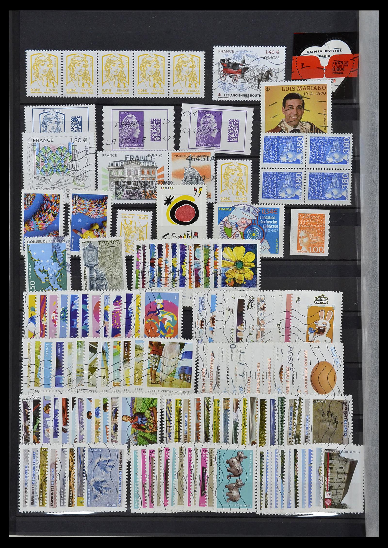 34047 544 - Postzegelverzameling 34047 Frankrijk 1853-2020(!)