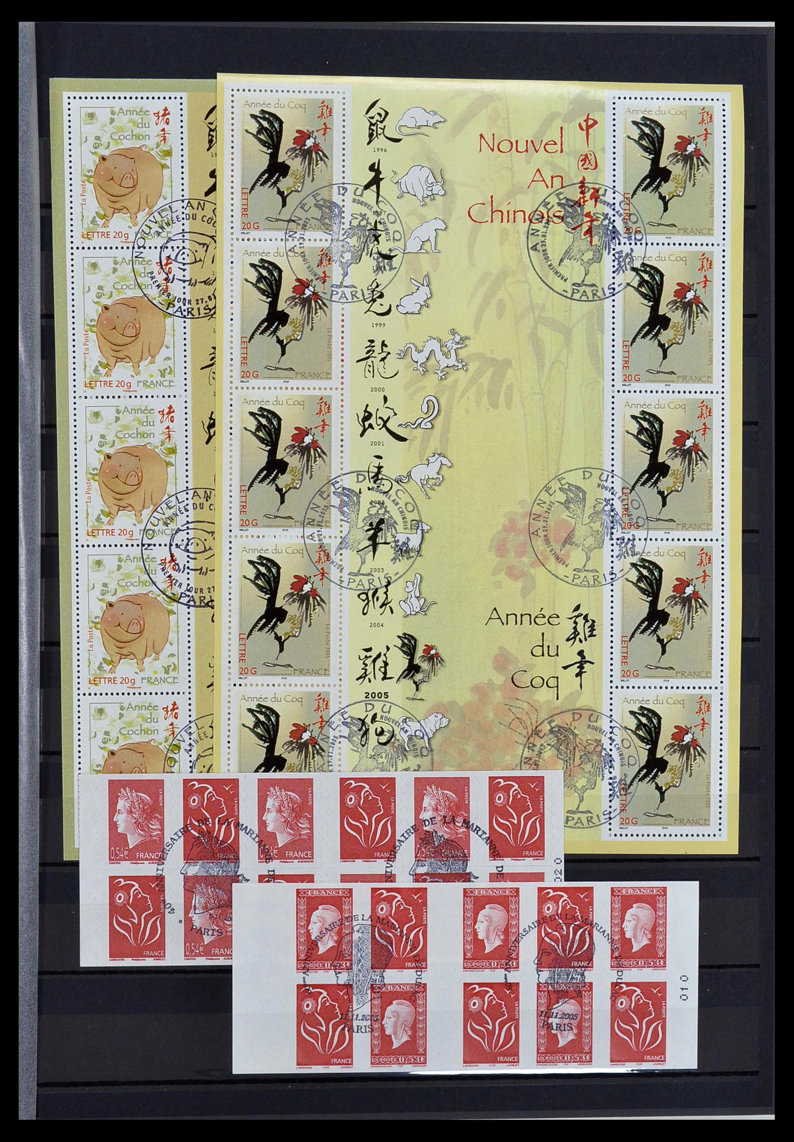 34047 551 - Postzegelverzameling 34047 Frankrijk 1853-2020(!)