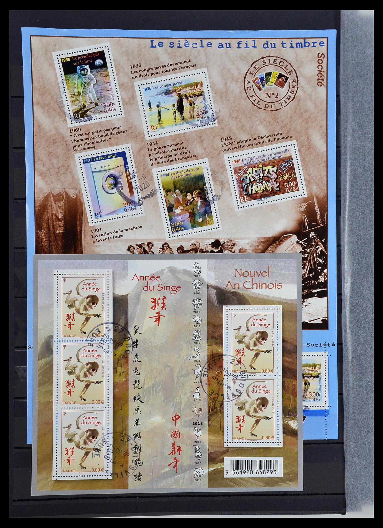 34047 552 - Postzegelverzameling 34047 Frankrijk 1853-2020(!)