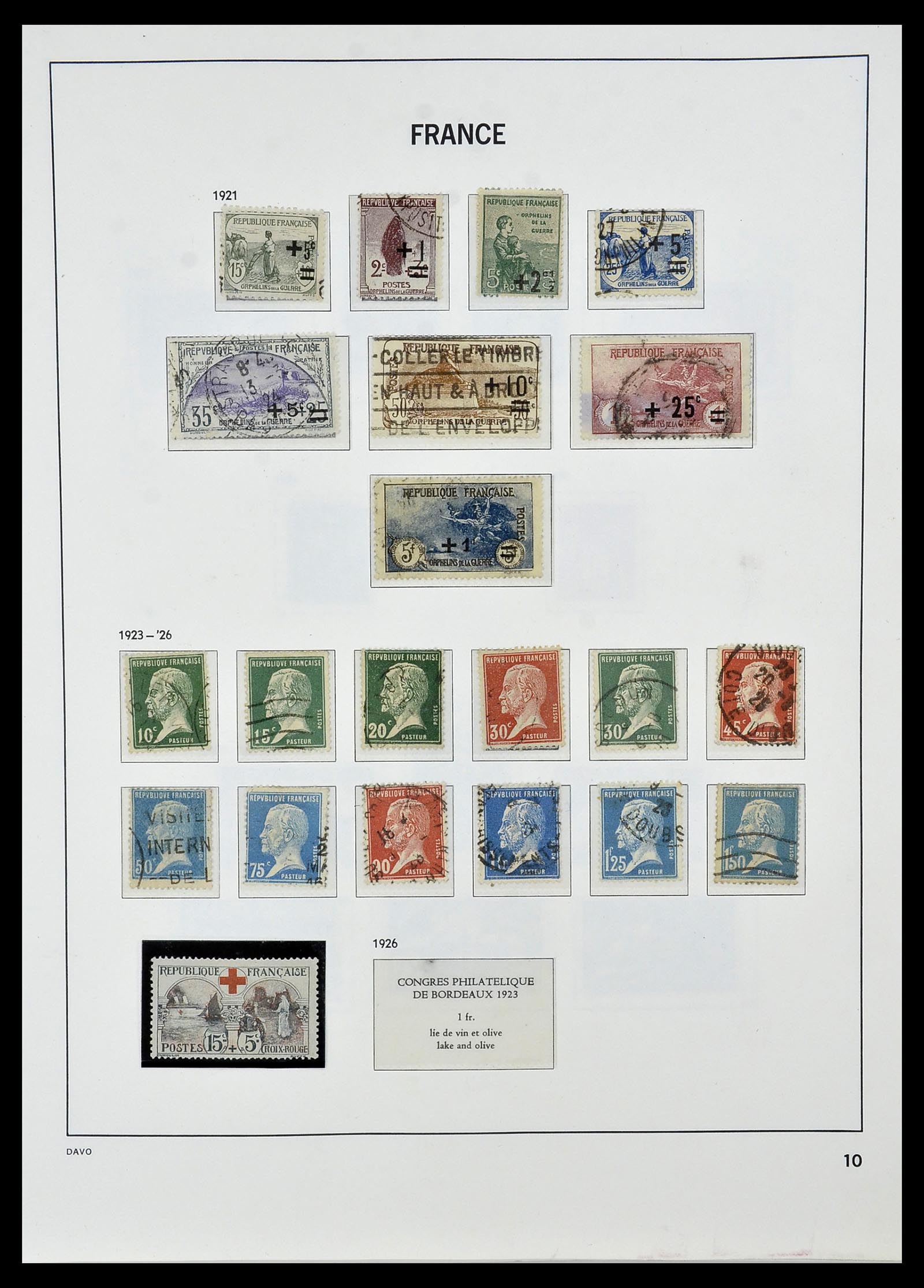 34085 011 - Postzegelverzameling 34085 Frankrijk 1849-1988.