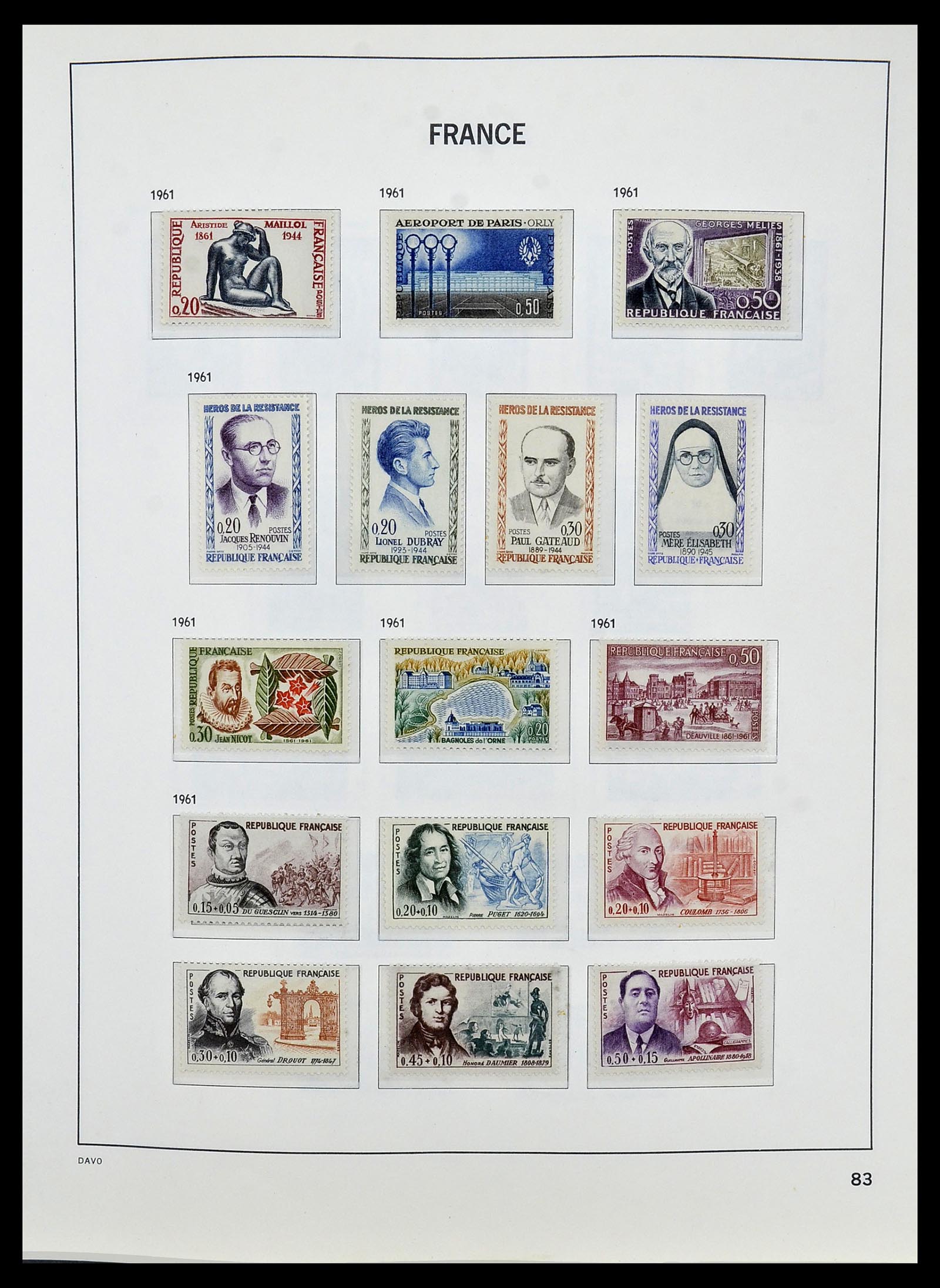 34085 106 - Postzegelverzameling 34085 Frankrijk 1849-1988.
