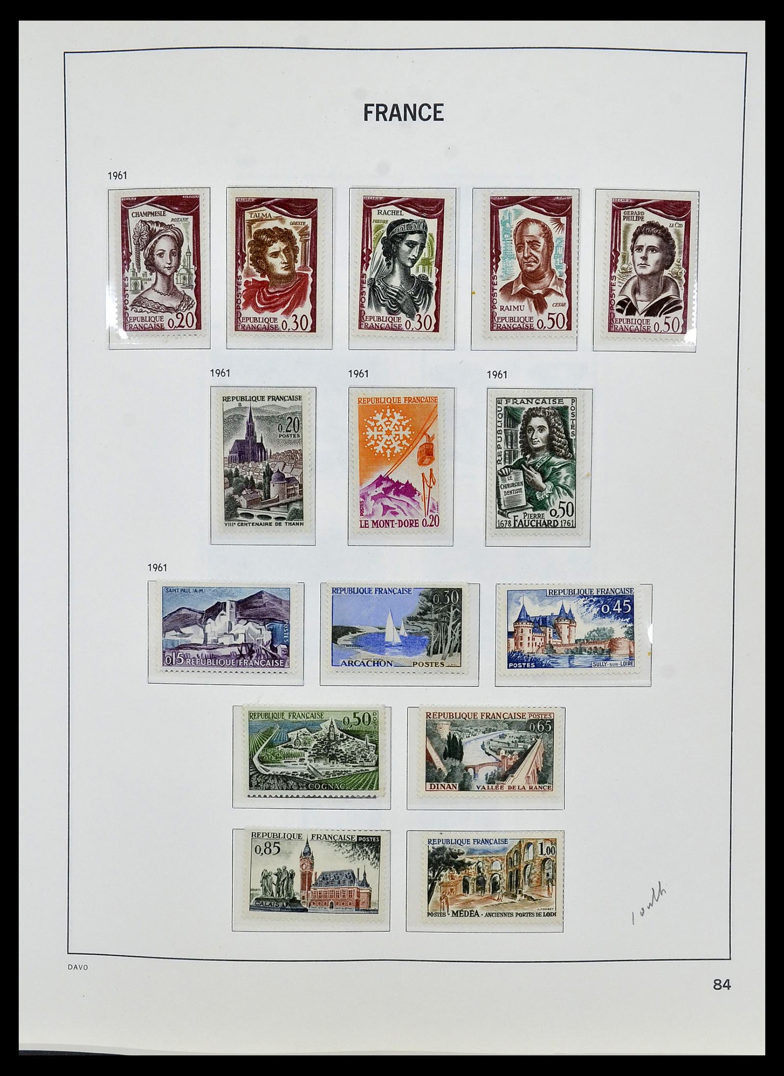 34085 107 - Postzegelverzameling 34085 Frankrijk 1849-1988.