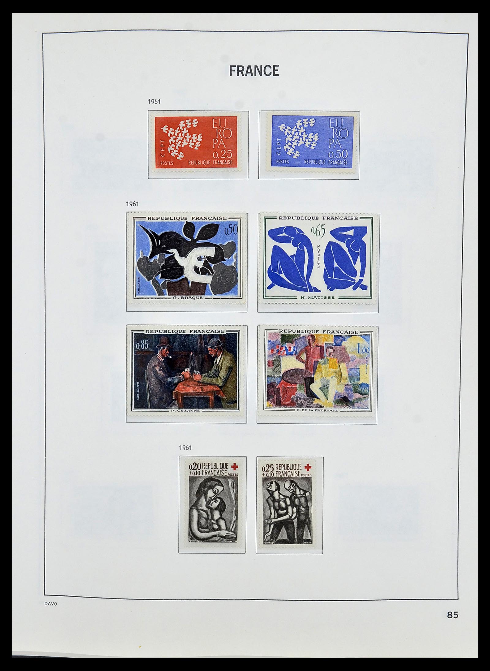 34085 108 - Postzegelverzameling 34085 Frankrijk 1849-1988.