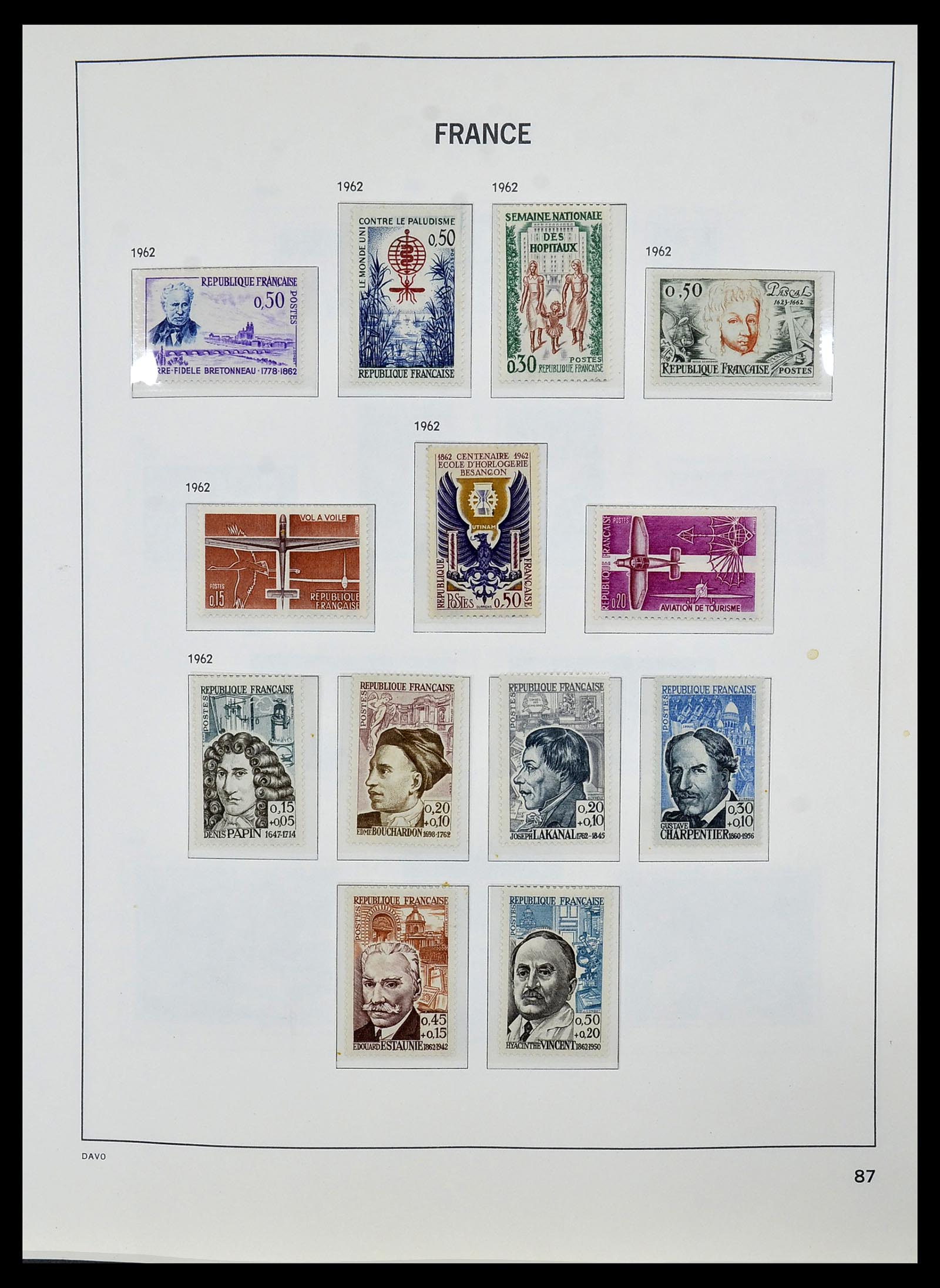 34085 110 - Postzegelverzameling 34085 Frankrijk 1849-1988.