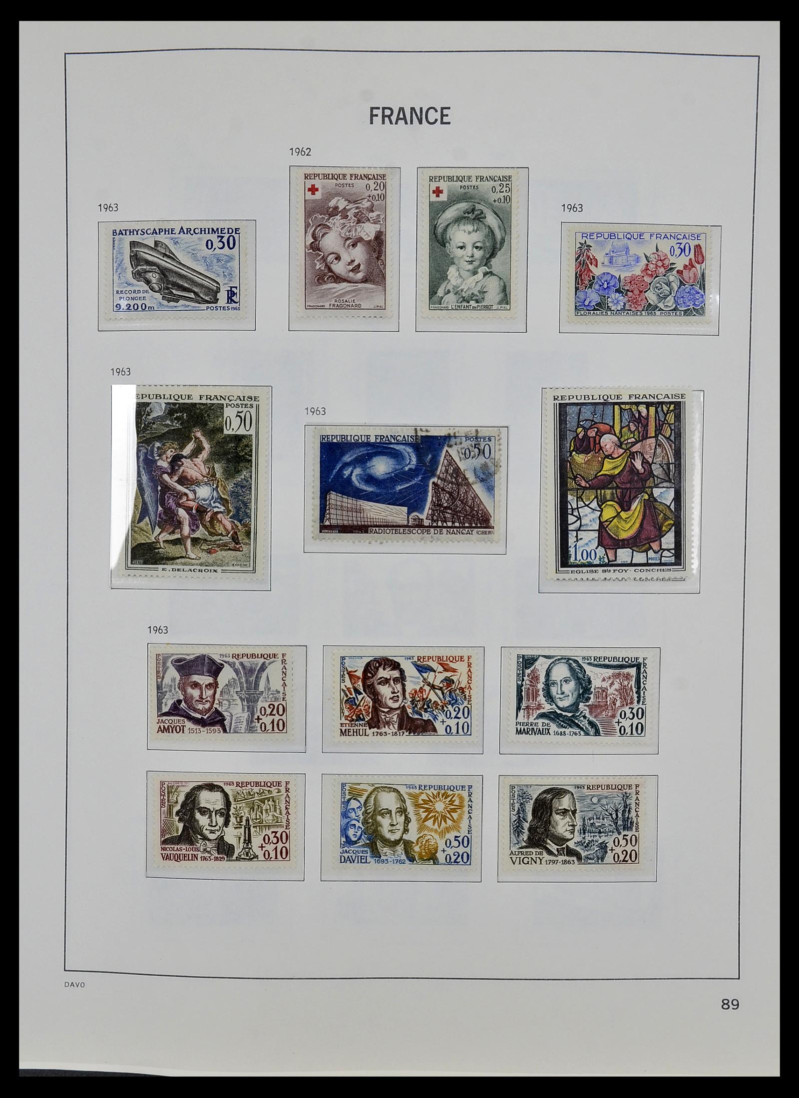 34085 112 - Postzegelverzameling 34085 Frankrijk 1849-1988.