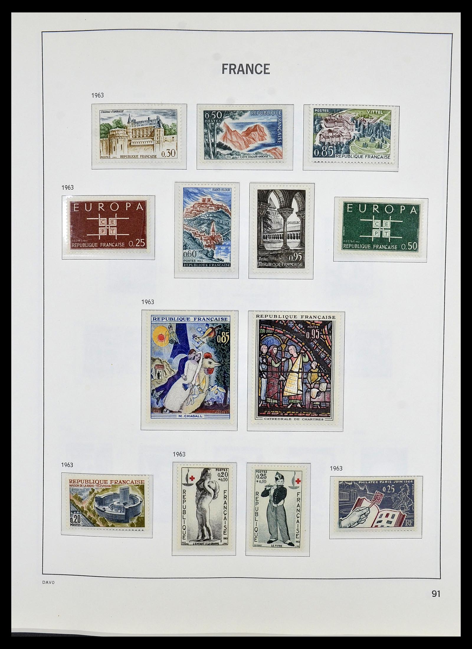 34085 114 - Postzegelverzameling 34085 Frankrijk 1849-1988.
