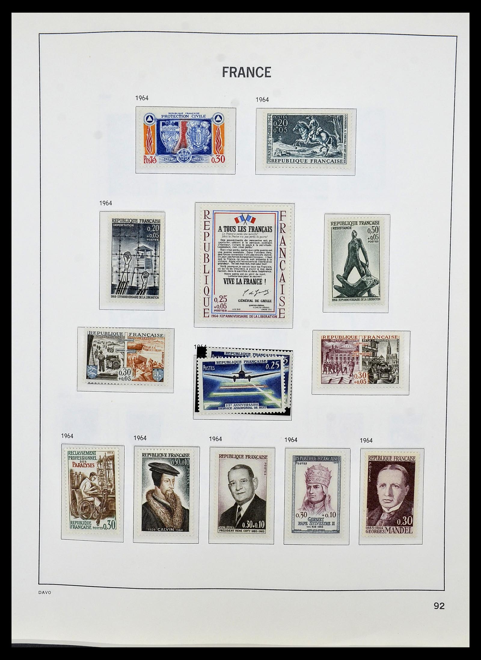 34085 115 - Postzegelverzameling 34085 Frankrijk 1849-1988.