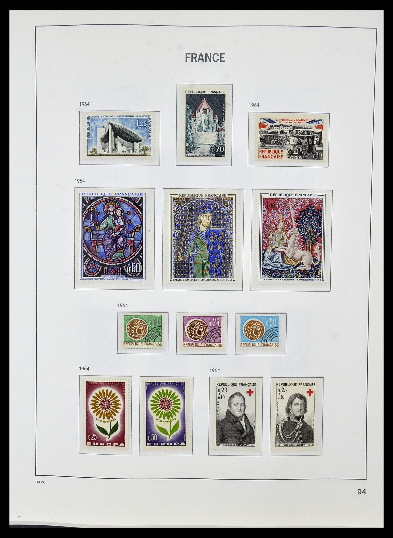 34085 117 - Postzegelverzameling 34085 Frankrijk 1849-1988.