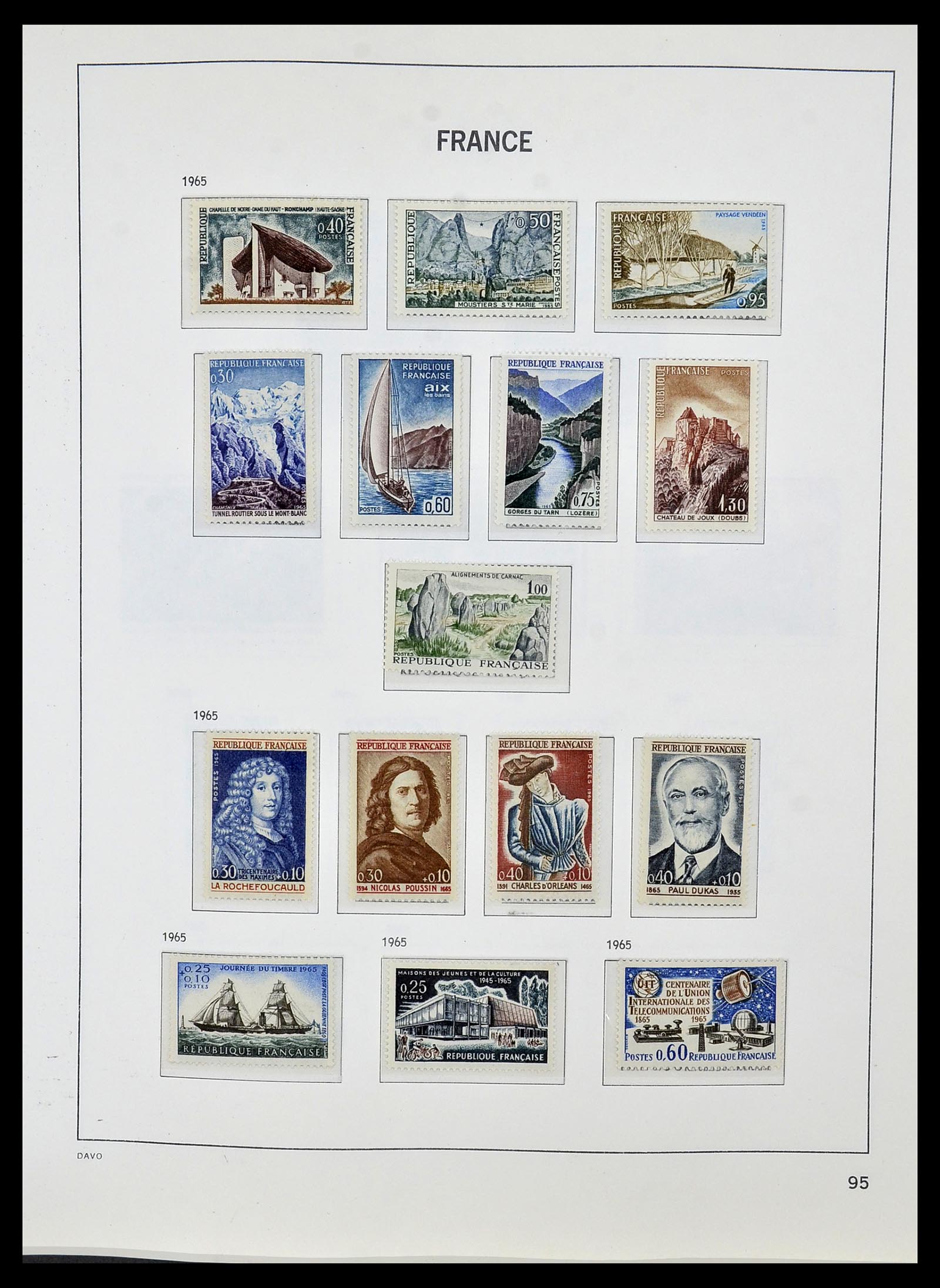 34085 118 - Postzegelverzameling 34085 Frankrijk 1849-1988.
