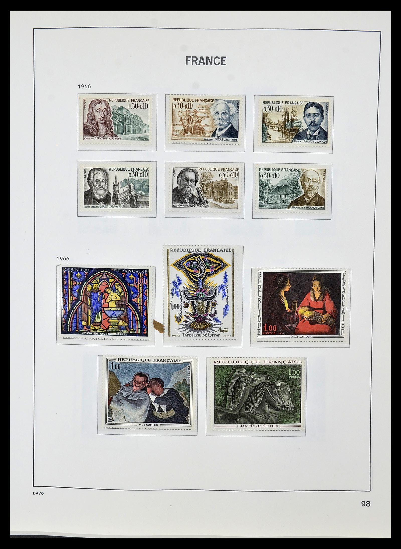 34085 121 - Postzegelverzameling 34085 Frankrijk 1849-1988.