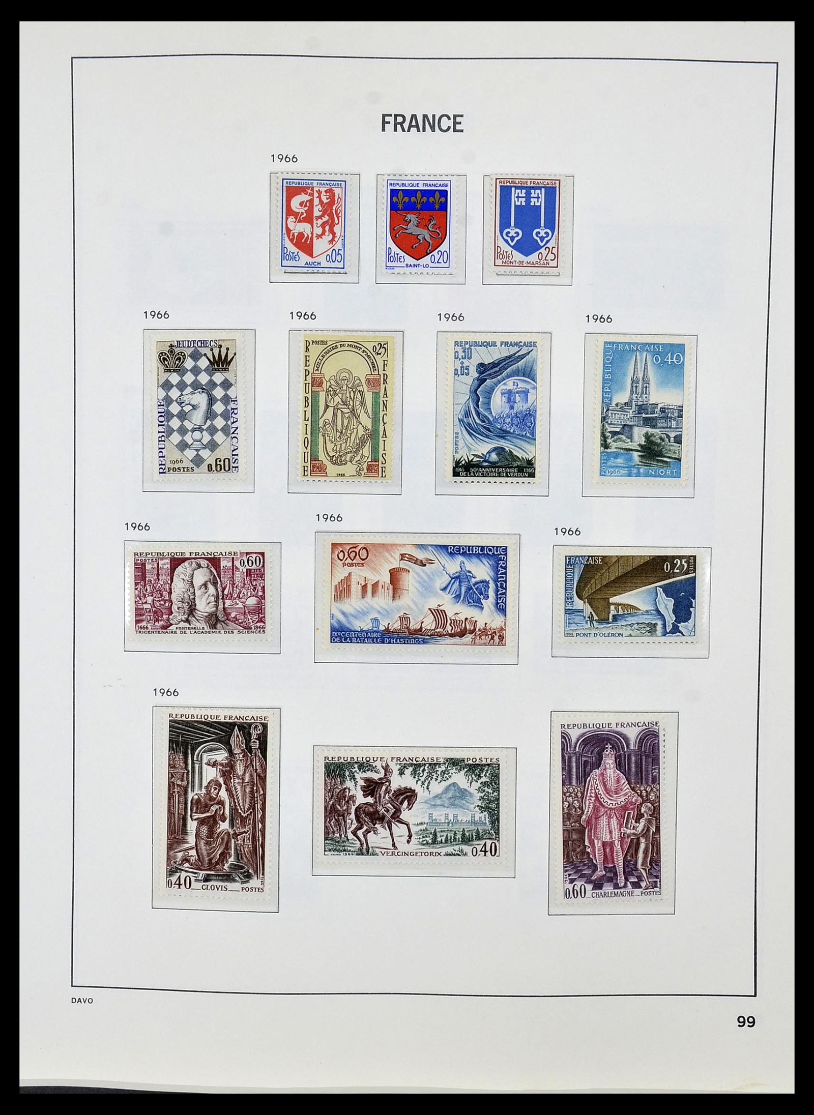 34085 122 - Postzegelverzameling 34085 Frankrijk 1849-1988.