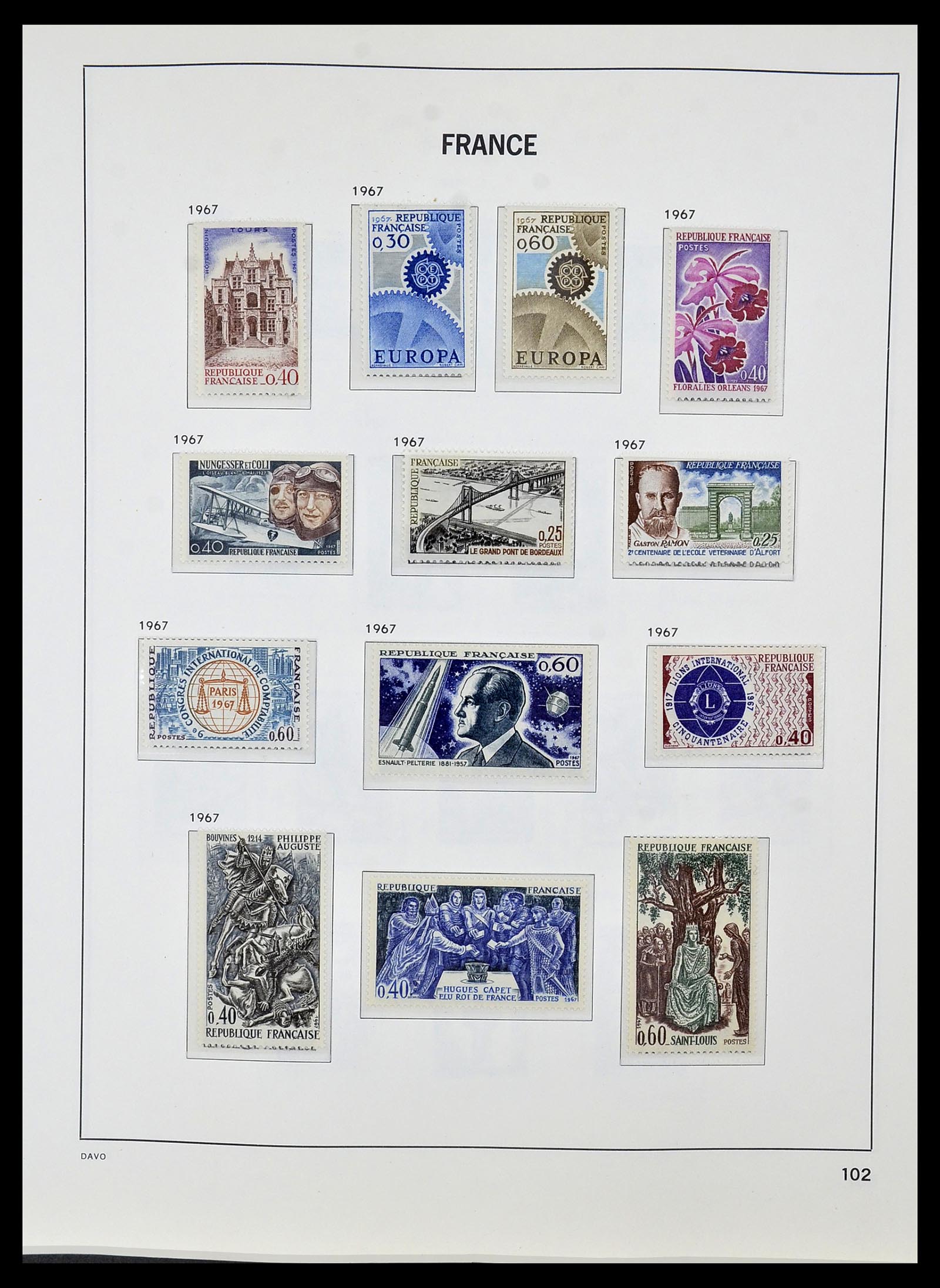 34085 125 - Postzegelverzameling 34085 Frankrijk 1849-1988.