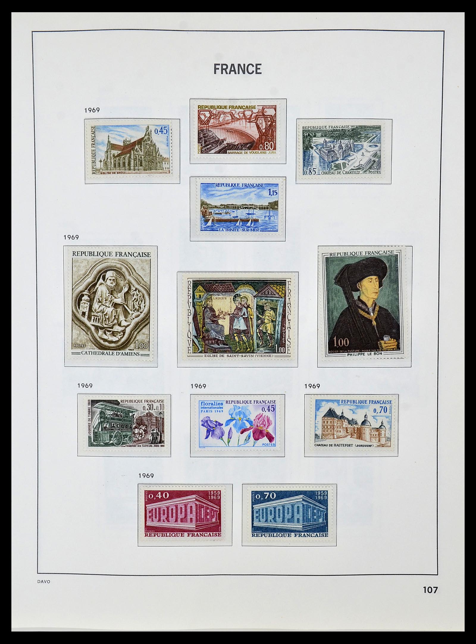 34085 130 - Postzegelverzameling 34085 Frankrijk 1849-1988.