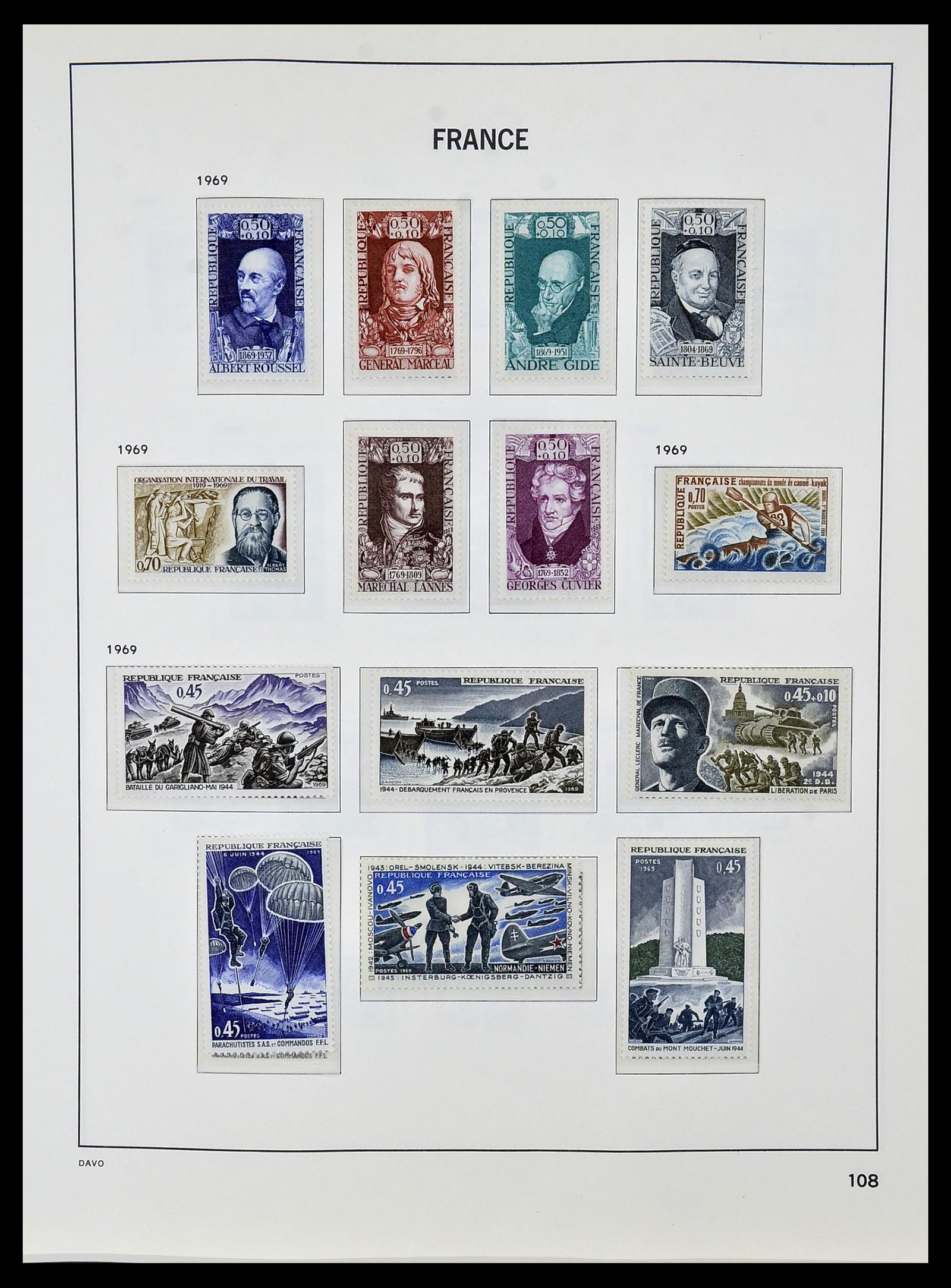 34085 131 - Postzegelverzameling 34085 Frankrijk 1849-1988.