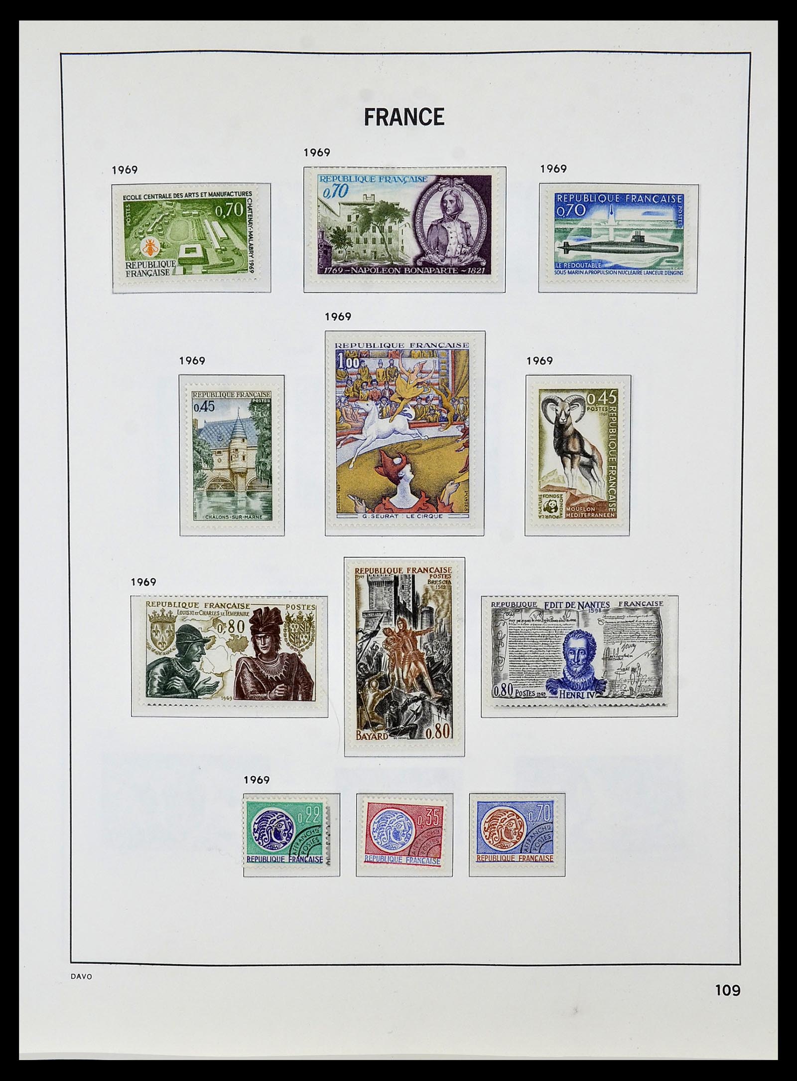 34085 132 - Postzegelverzameling 34085 Frankrijk 1849-1988.