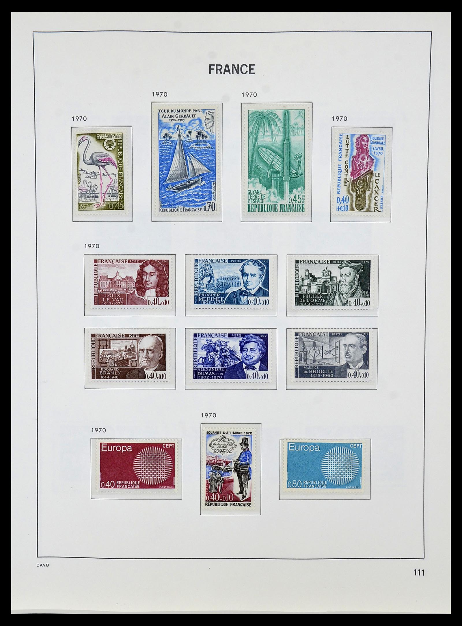 34085 134 - Postzegelverzameling 34085 Frankrijk 1849-1988.