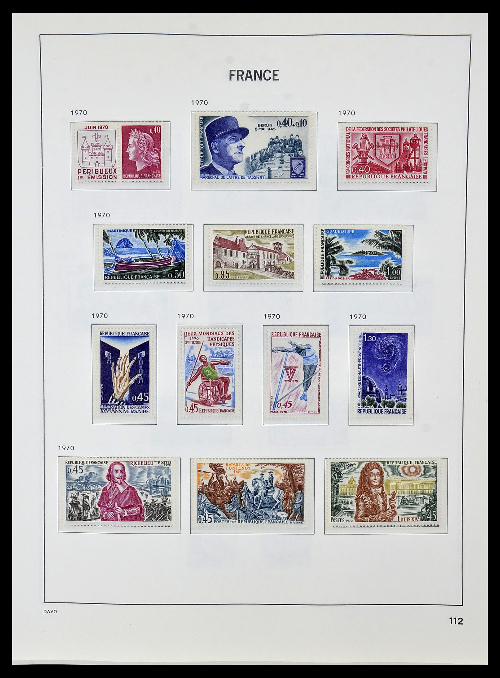 34085 135 - Postzegelverzameling 34085 Frankrijk 1849-1988.