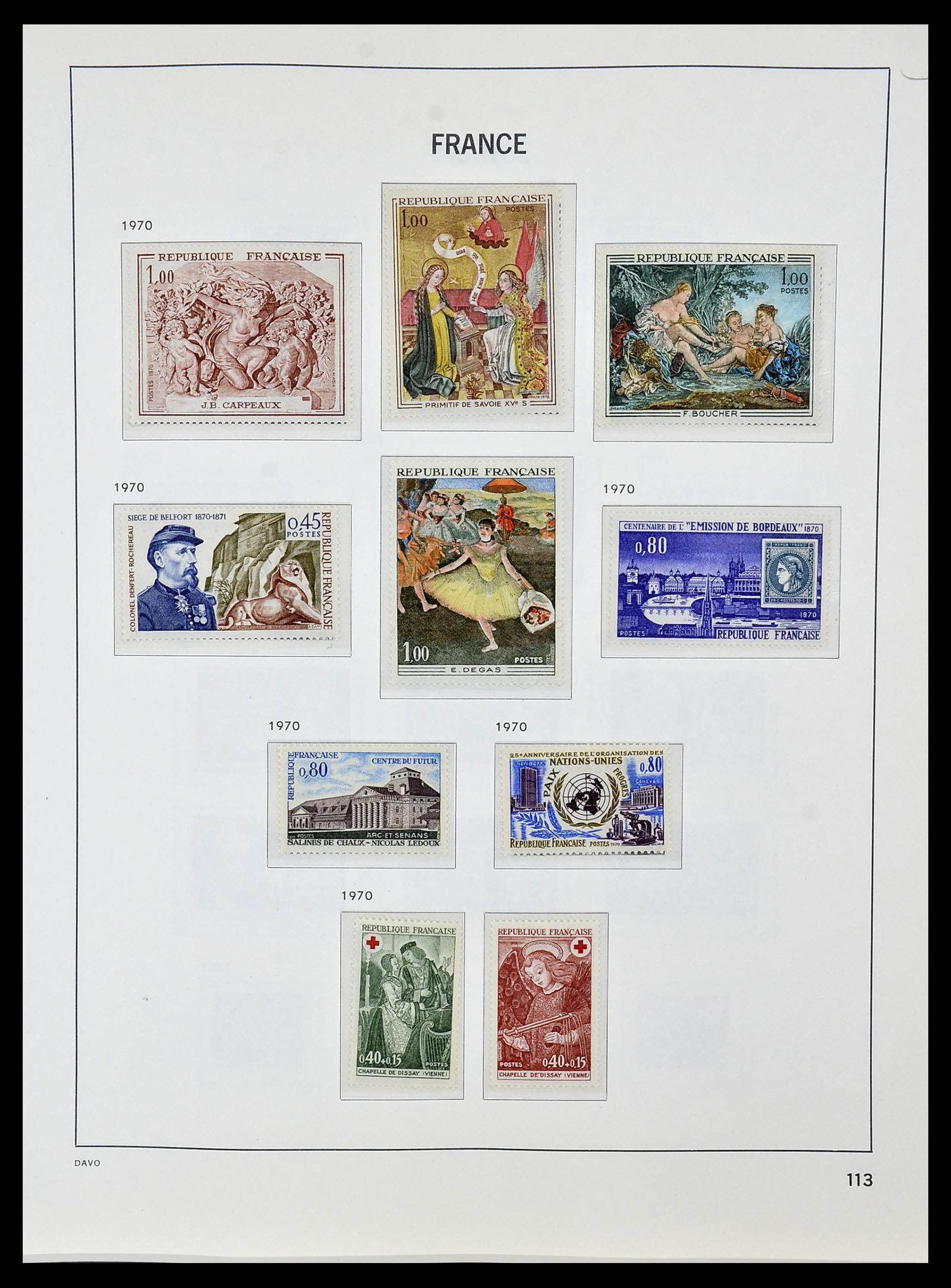 34085 136 - Postzegelverzameling 34085 Frankrijk 1849-1988.
