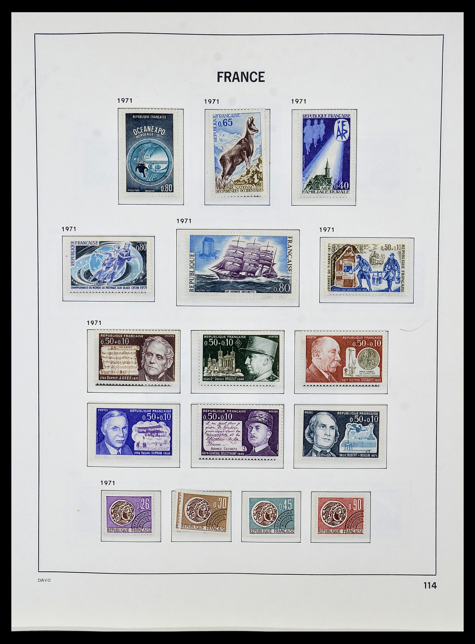 34085 137 - Postzegelverzameling 34085 Frankrijk 1849-1988.
