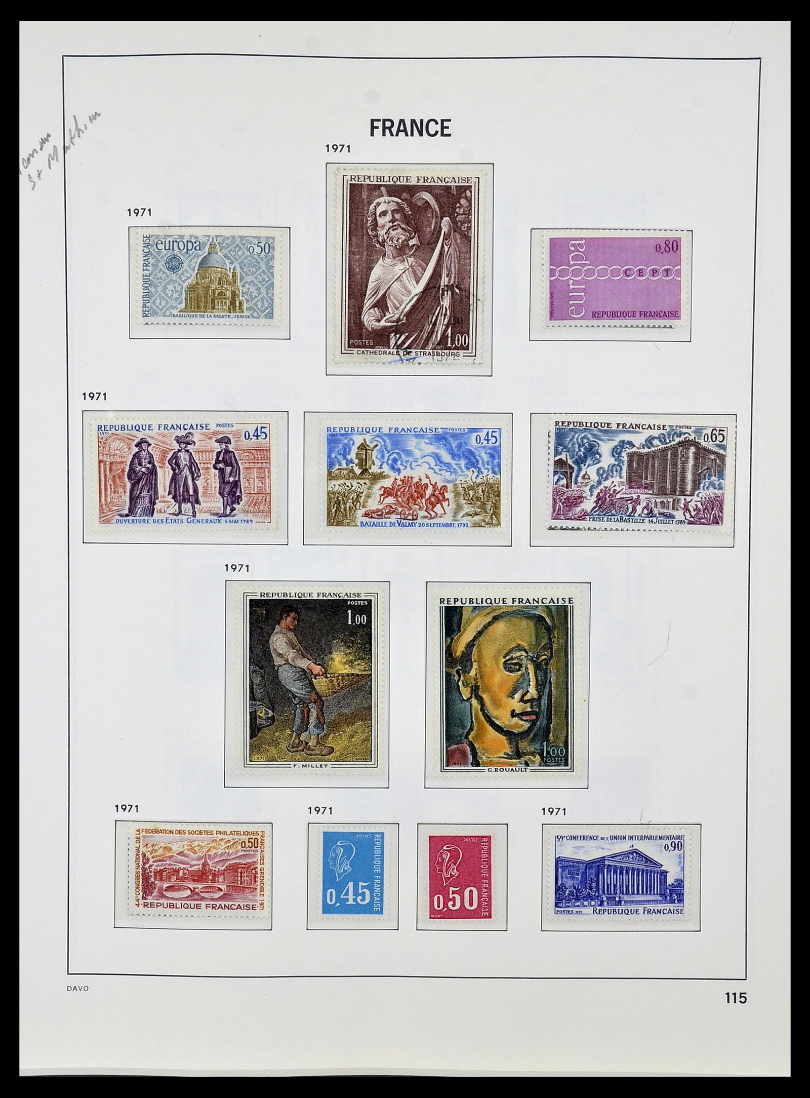34085 138 - Postzegelverzameling 34085 Frankrijk 1849-1988.