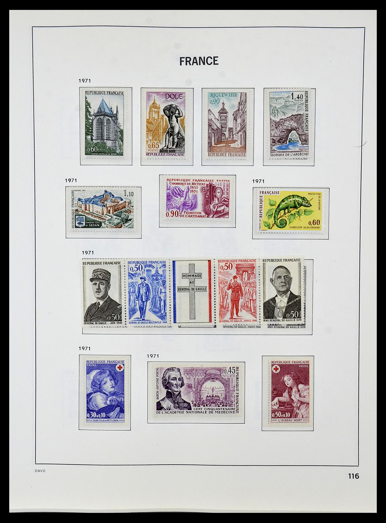 34085 139 - Postzegelverzameling 34085 Frankrijk 1849-1988.
