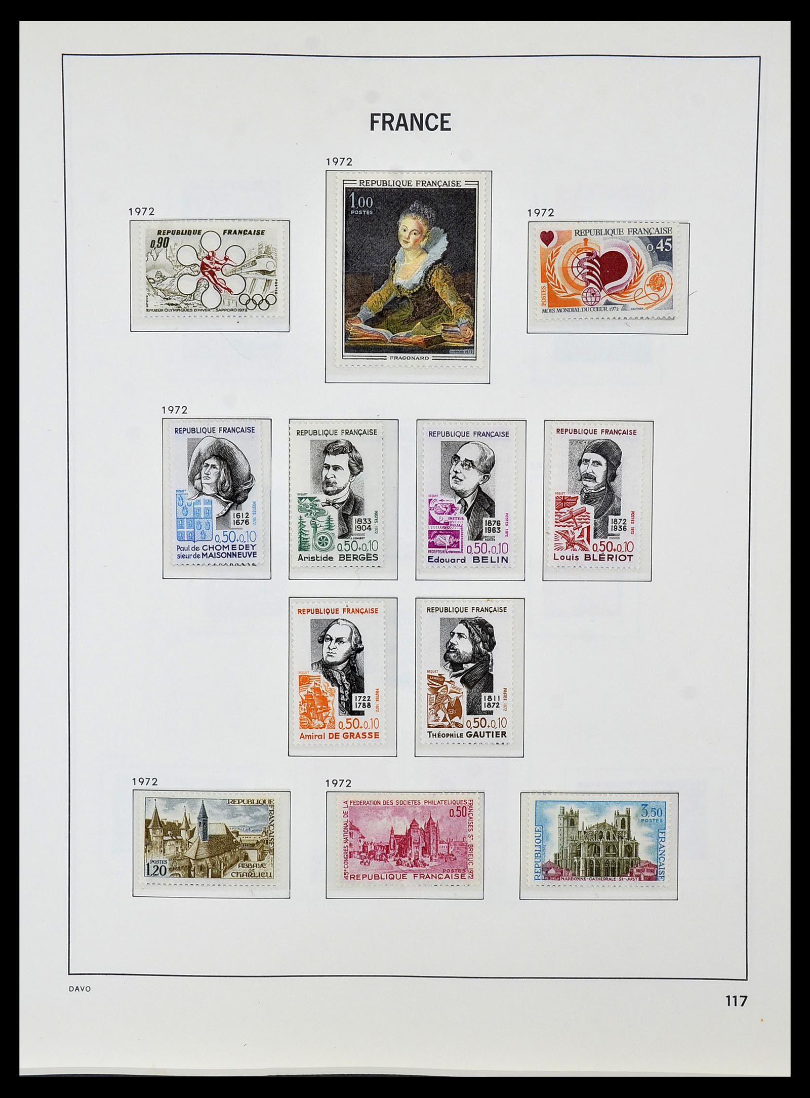 34085 140 - Postzegelverzameling 34085 Frankrijk 1849-1988.