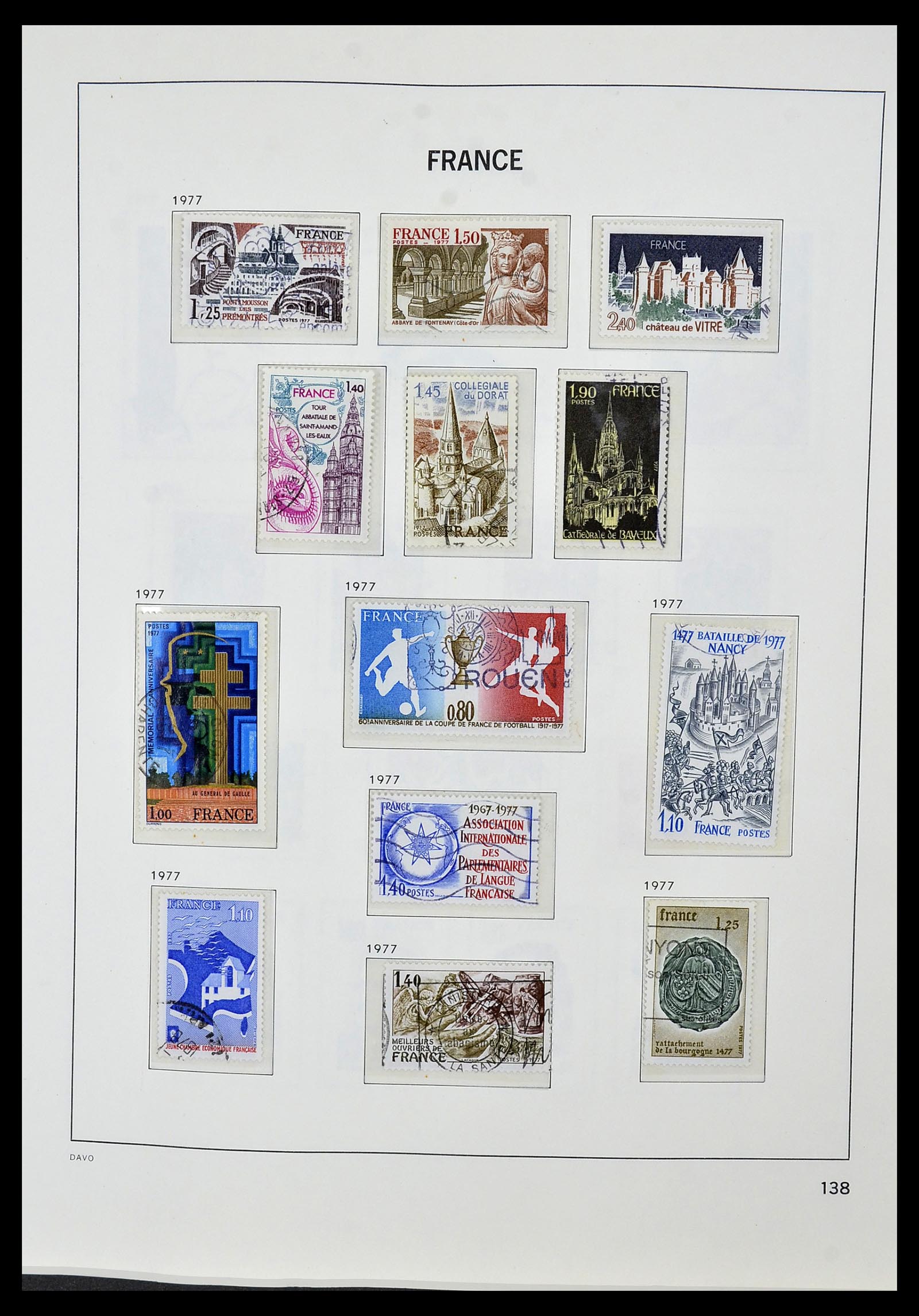 34085 161 - Postzegelverzameling 34085 Frankrijk 1849-1988.