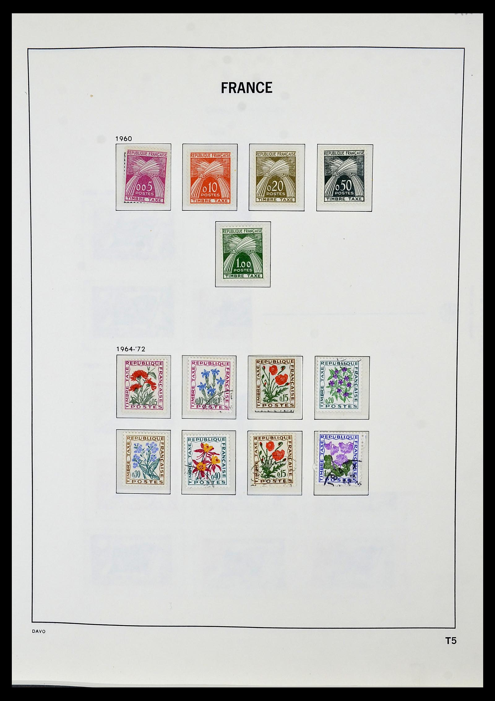 34085 166 - Postzegelverzameling 34085 Frankrijk 1849-1988.