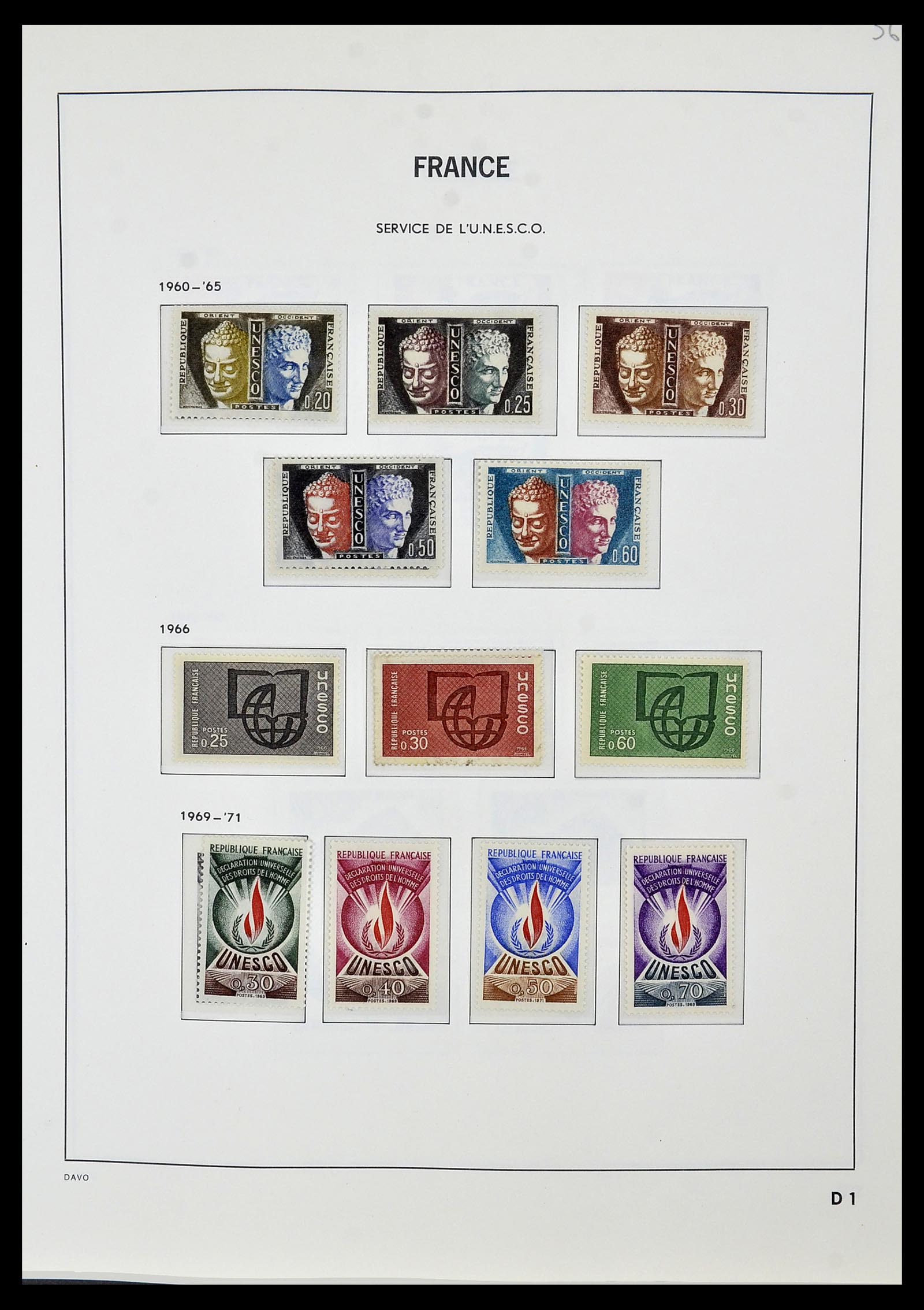 34085 169 - Postzegelverzameling 34085 Frankrijk 1849-1988.