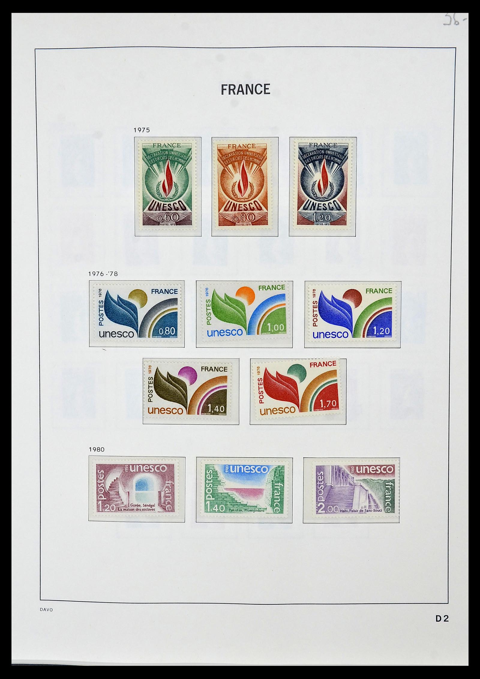 34085 171 - Postzegelverzameling 34085 Frankrijk 1849-1988.
