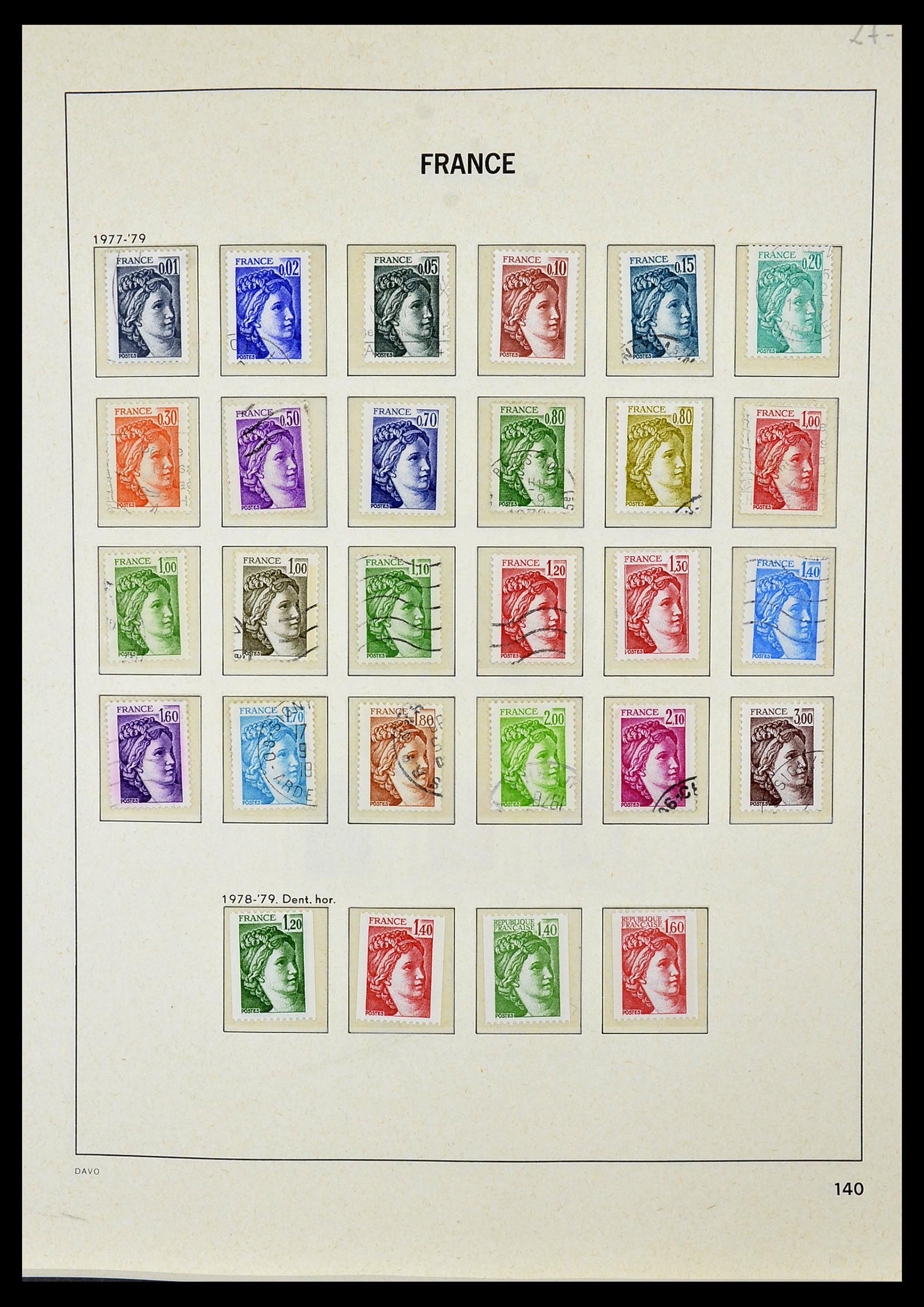 34085 172 - Postzegelverzameling 34085 Frankrijk 1849-1988.