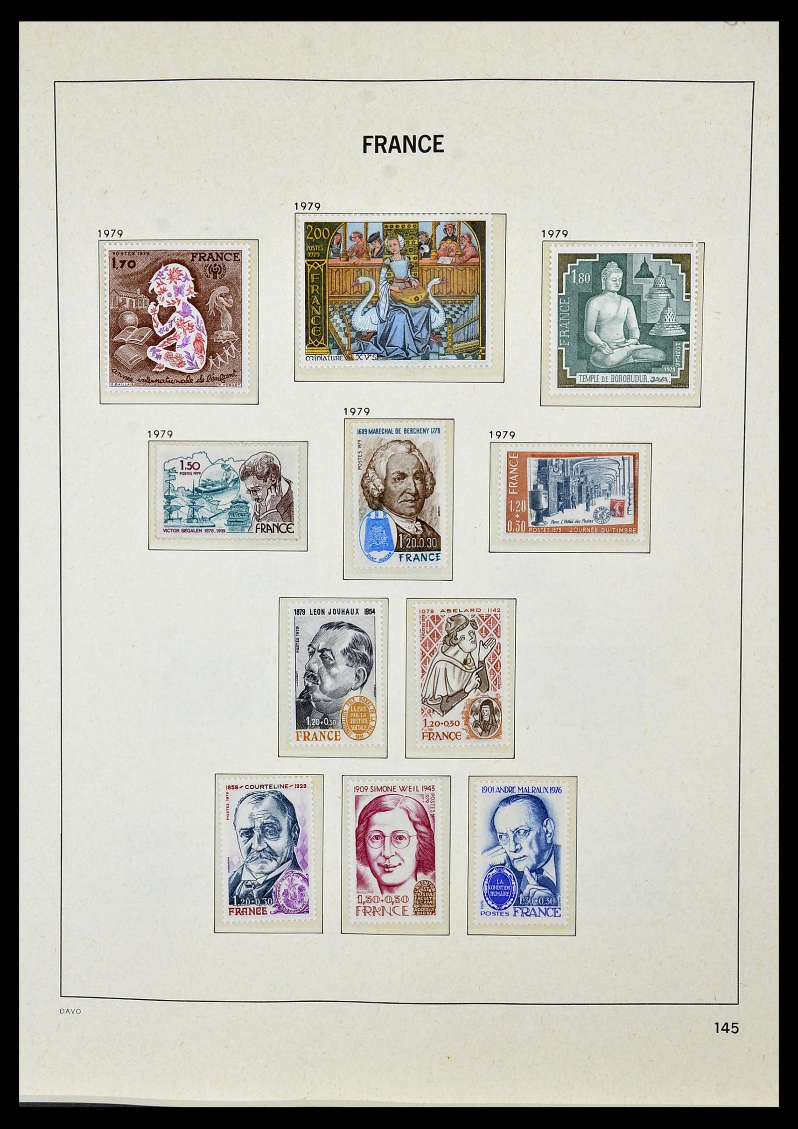34085 174 - Postzegelverzameling 34085 Frankrijk 1849-1988.