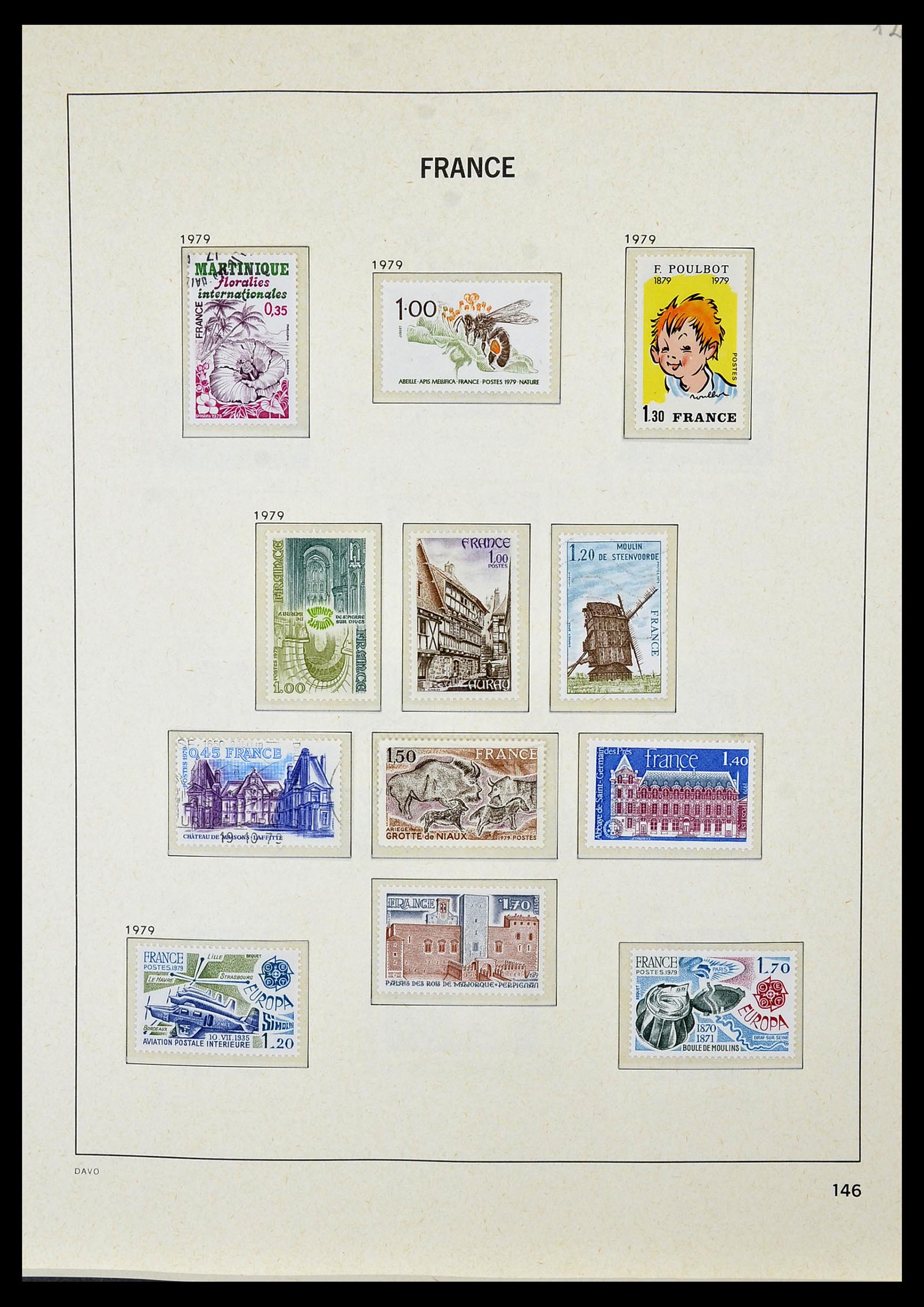 34085 175 - Postzegelverzameling 34085 Frankrijk 1849-1988.