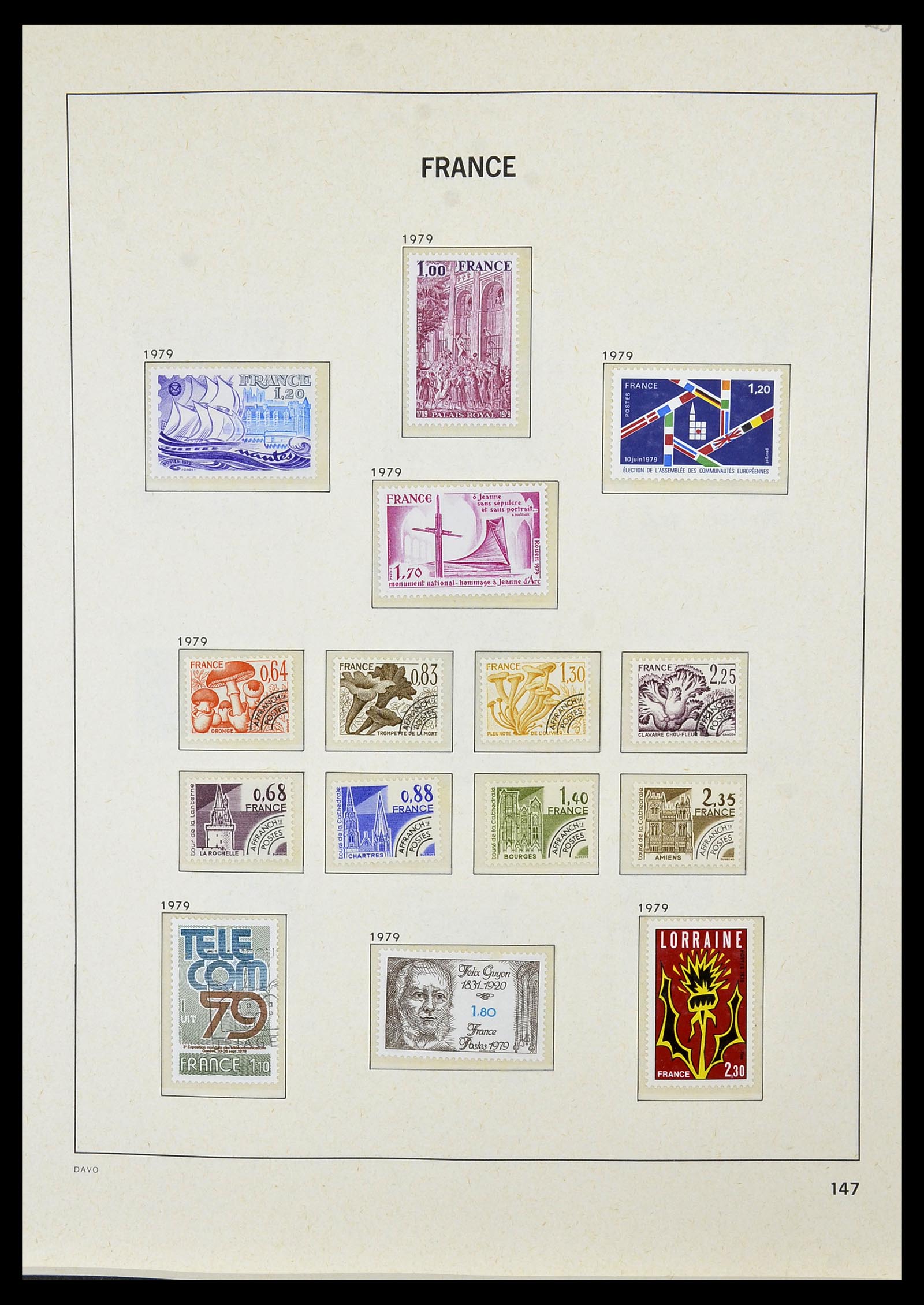 34085 176 - Postzegelverzameling 34085 Frankrijk 1849-1988.