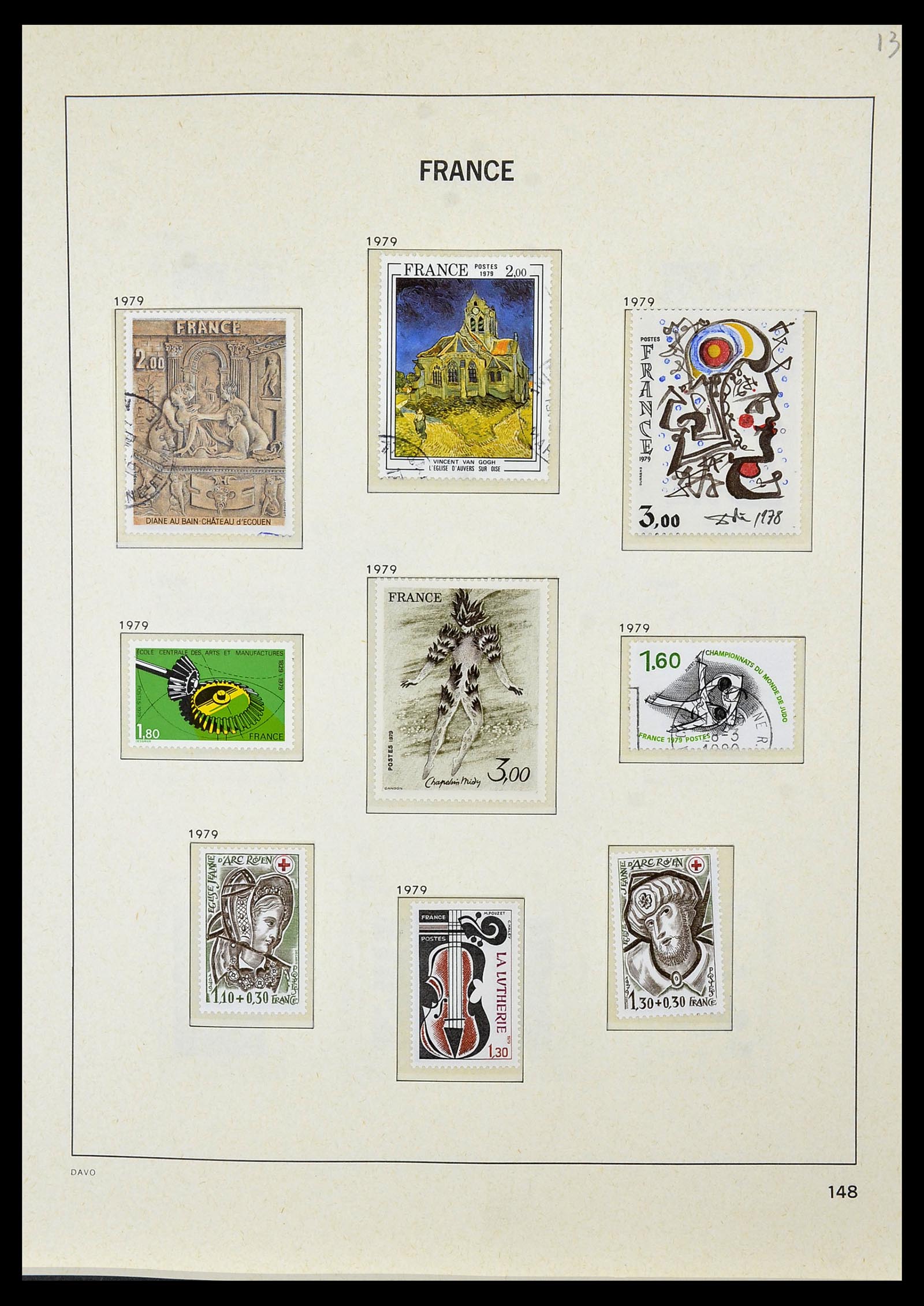 34085 177 - Postzegelverzameling 34085 Frankrijk 1849-1988.
