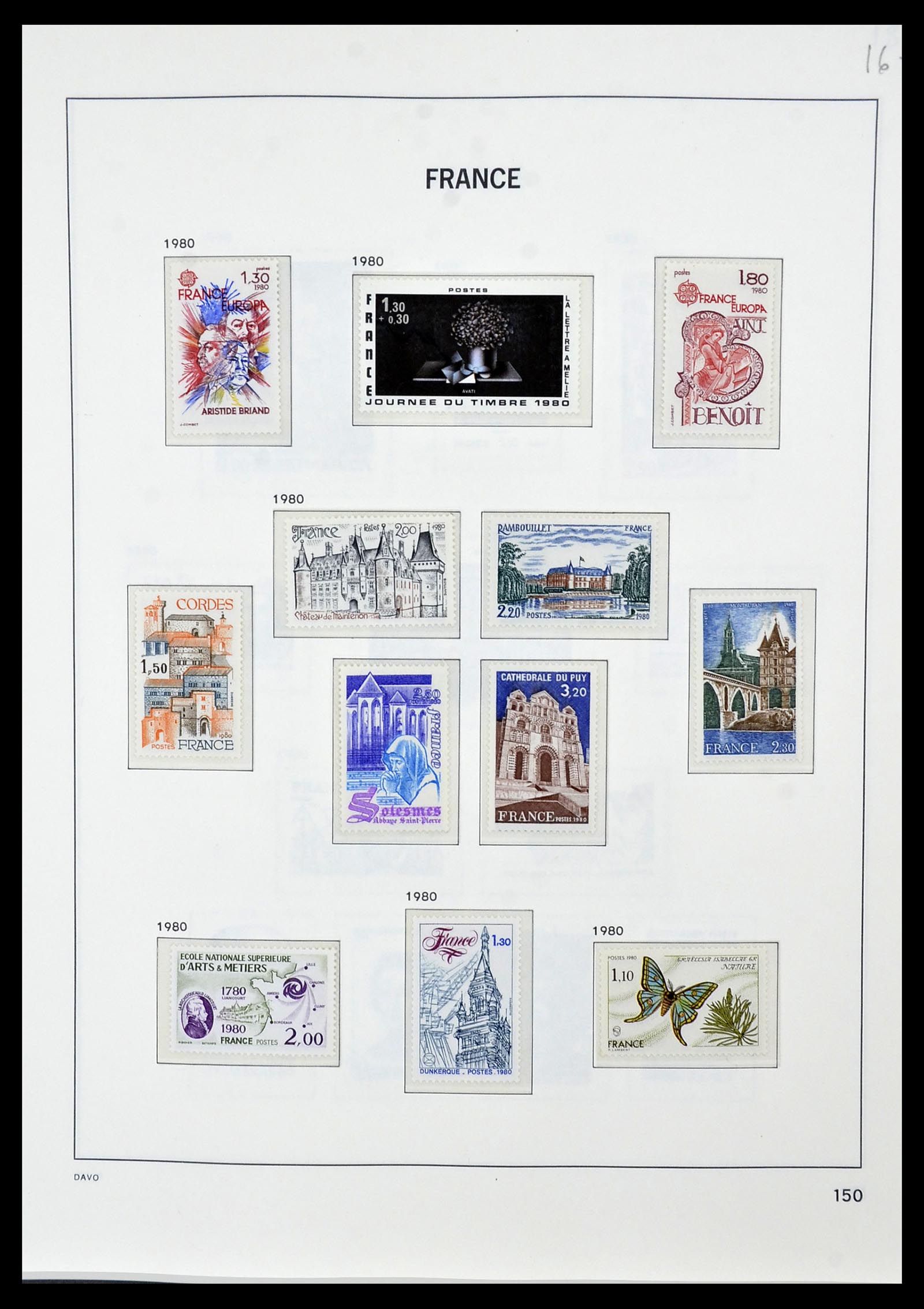 34085 179 - Postzegelverzameling 34085 Frankrijk 1849-1988.