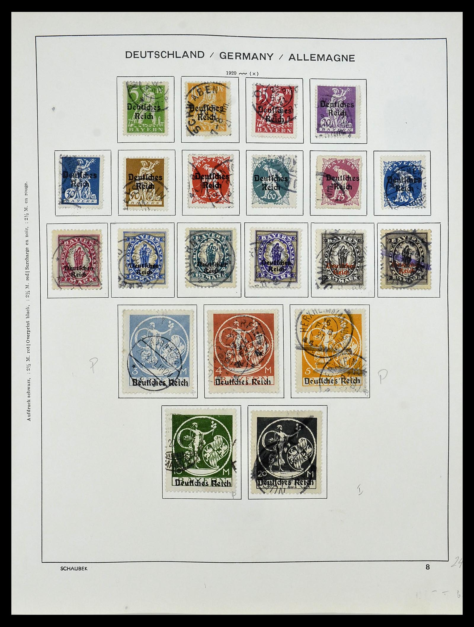 34087 010 - Postzegelverzameling 34087 Duitse Rijk 1872-1945.