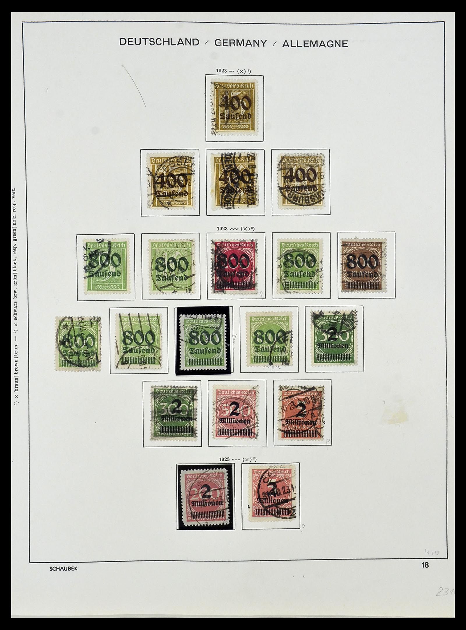 34087 020 - Postzegelverzameling 34087 Duitse Rijk 1872-1945.
