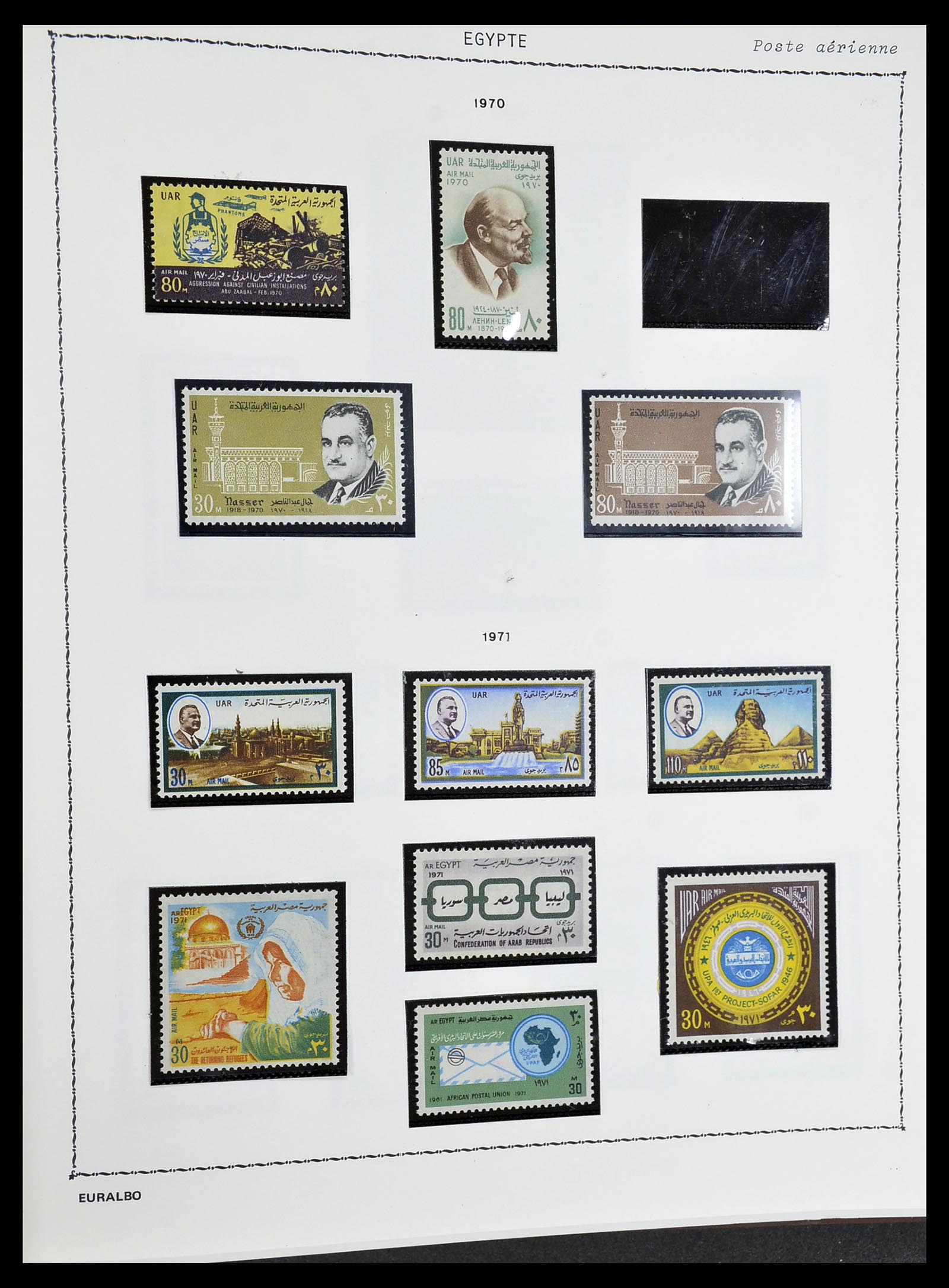 34144 141 - Postzegelverzameling 34144 Egypte 1867-2004.