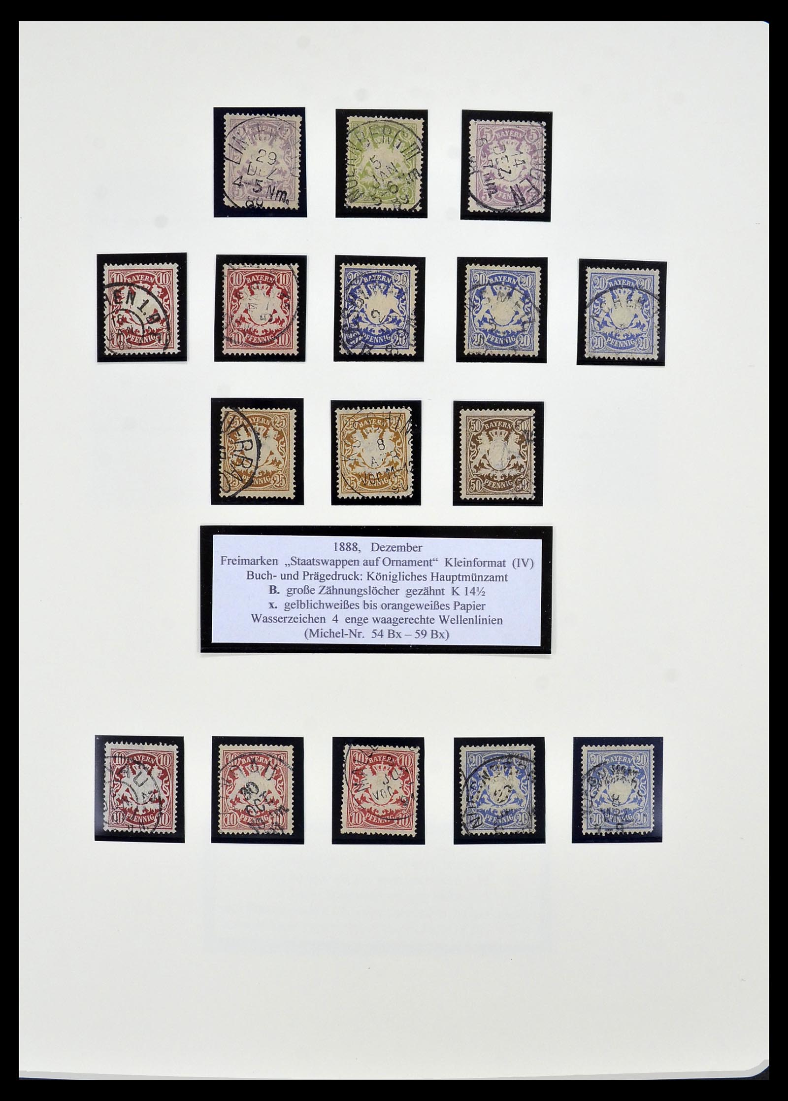 34159 007 - Postzegelverzameling 34159 Oud Duitse Staten 1860-1920.