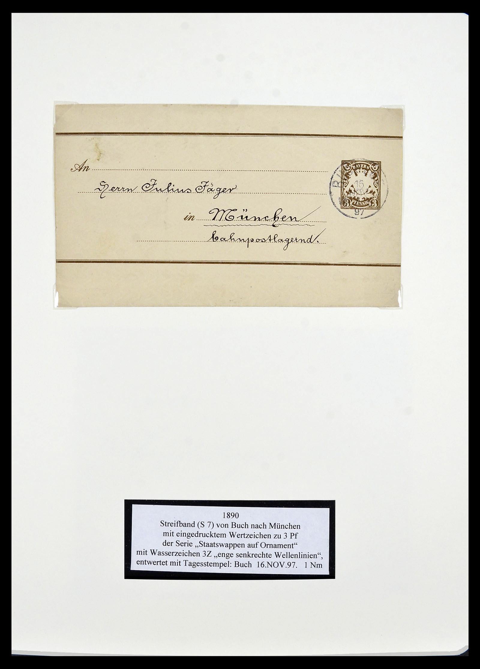 34159 008 - Postzegelverzameling 34159 Oud Duitse Staten 1860-1920.