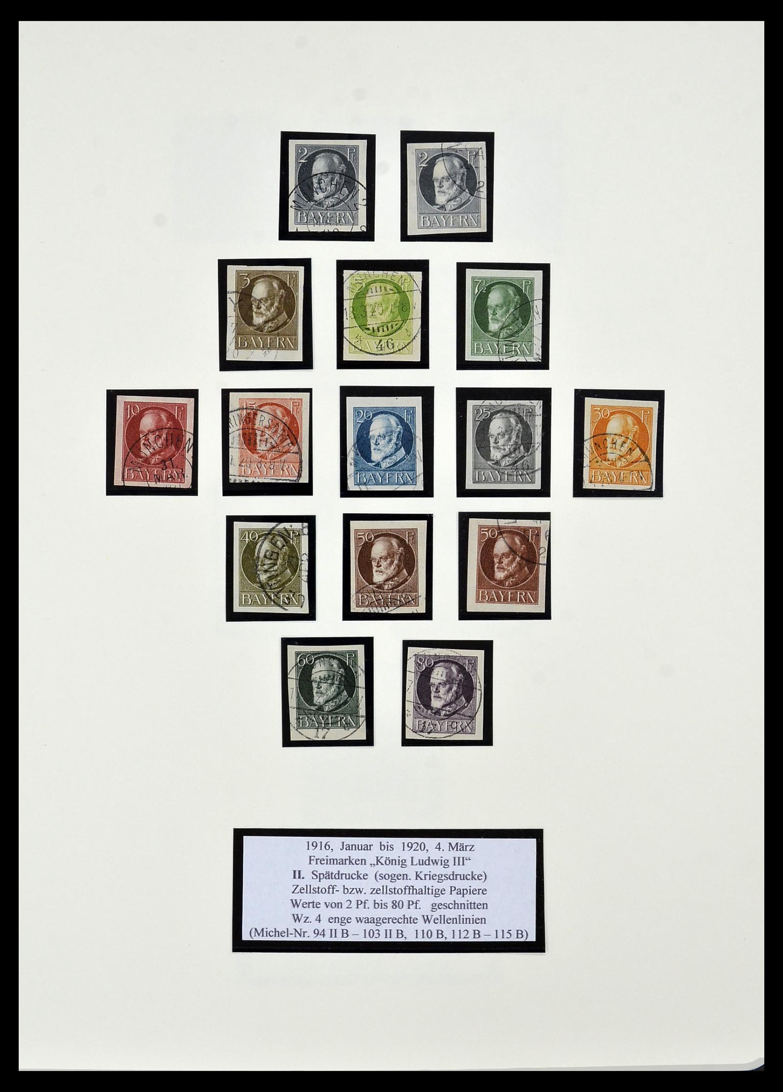 34159 036 - Postzegelverzameling 34159 Oud Duitse Staten 1860-1920.
