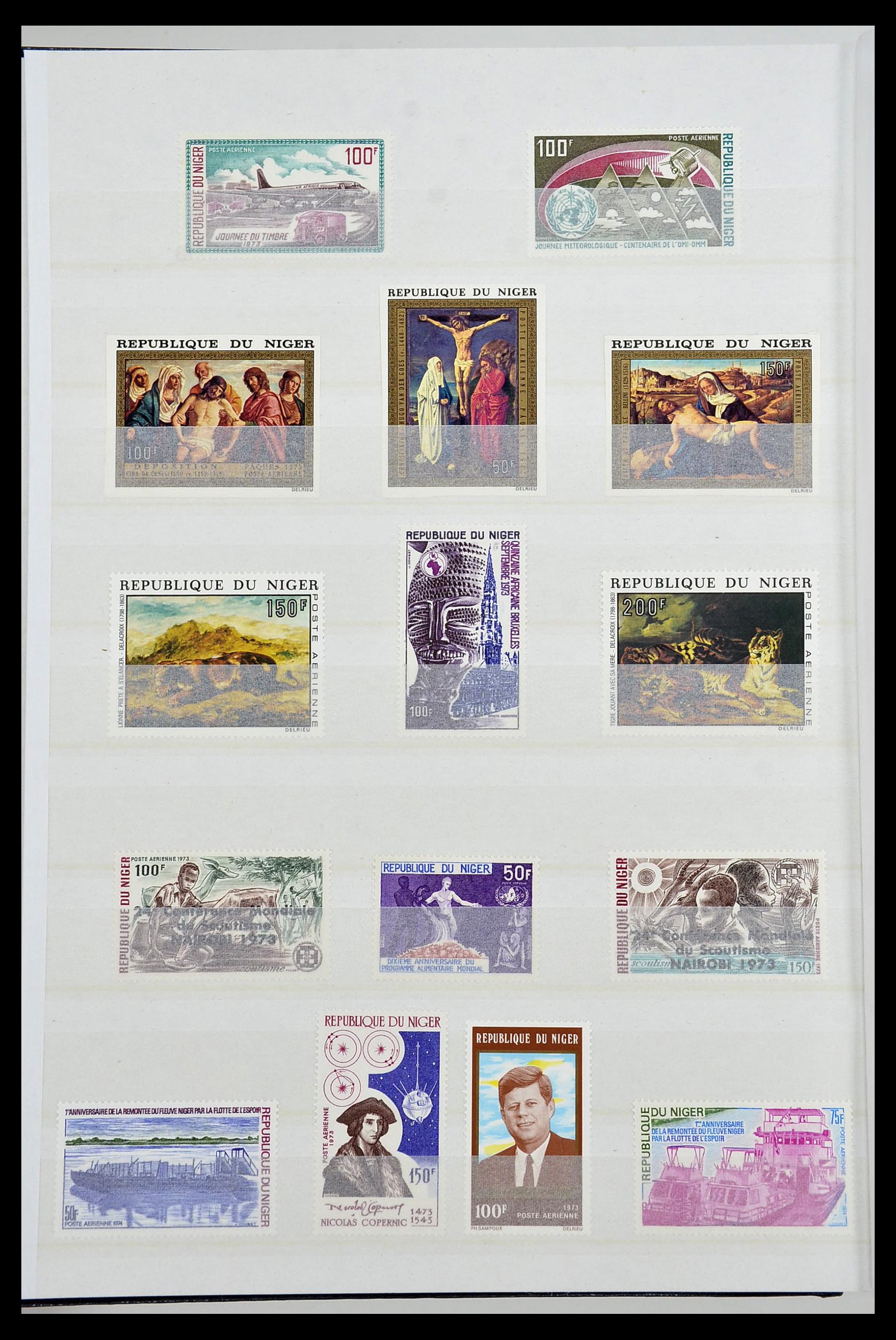 34190 0121 - Postzegelverzameling 34190 Franse koloniën in Afrika 1885-1998.