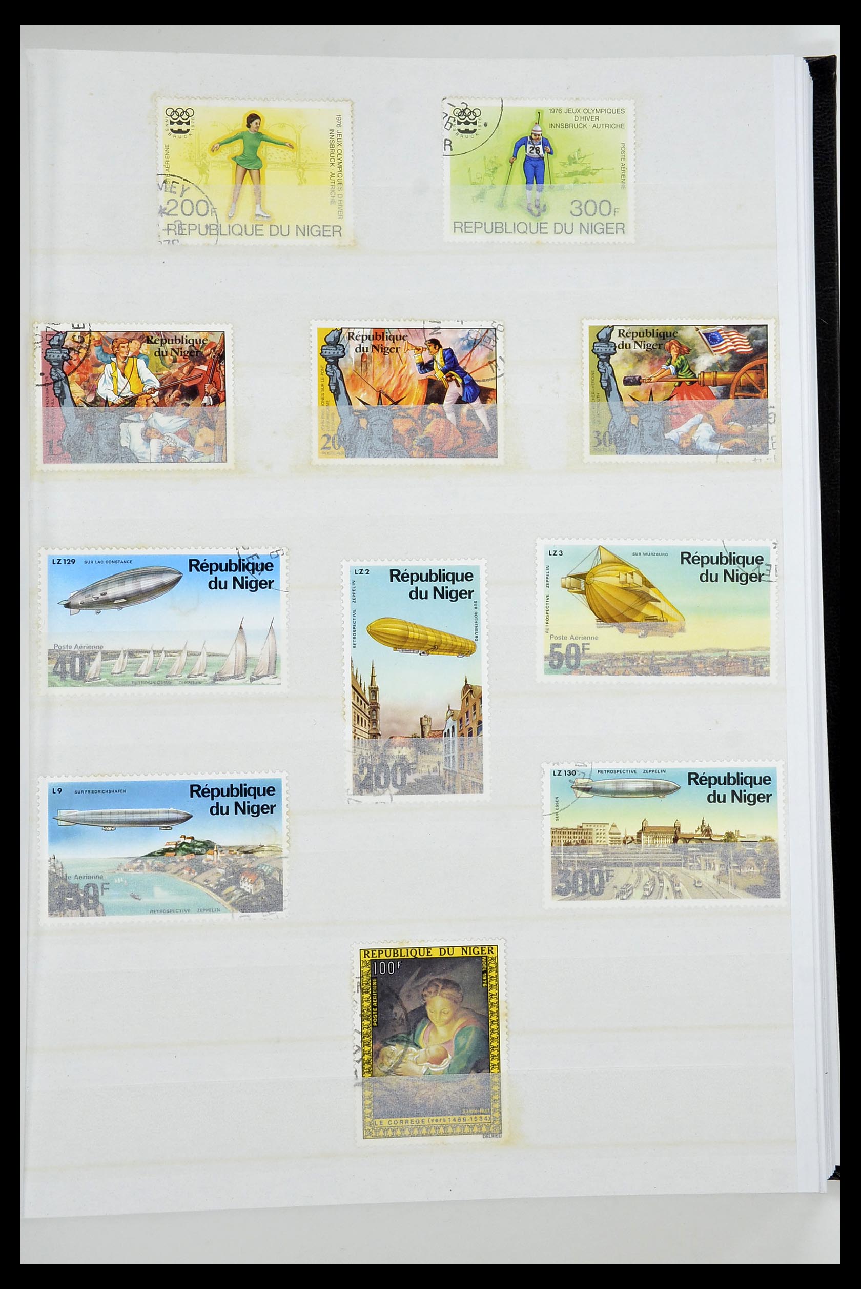 34190 0124 - Postzegelverzameling 34190 Franse koloniën in Afrika 1885-1998.