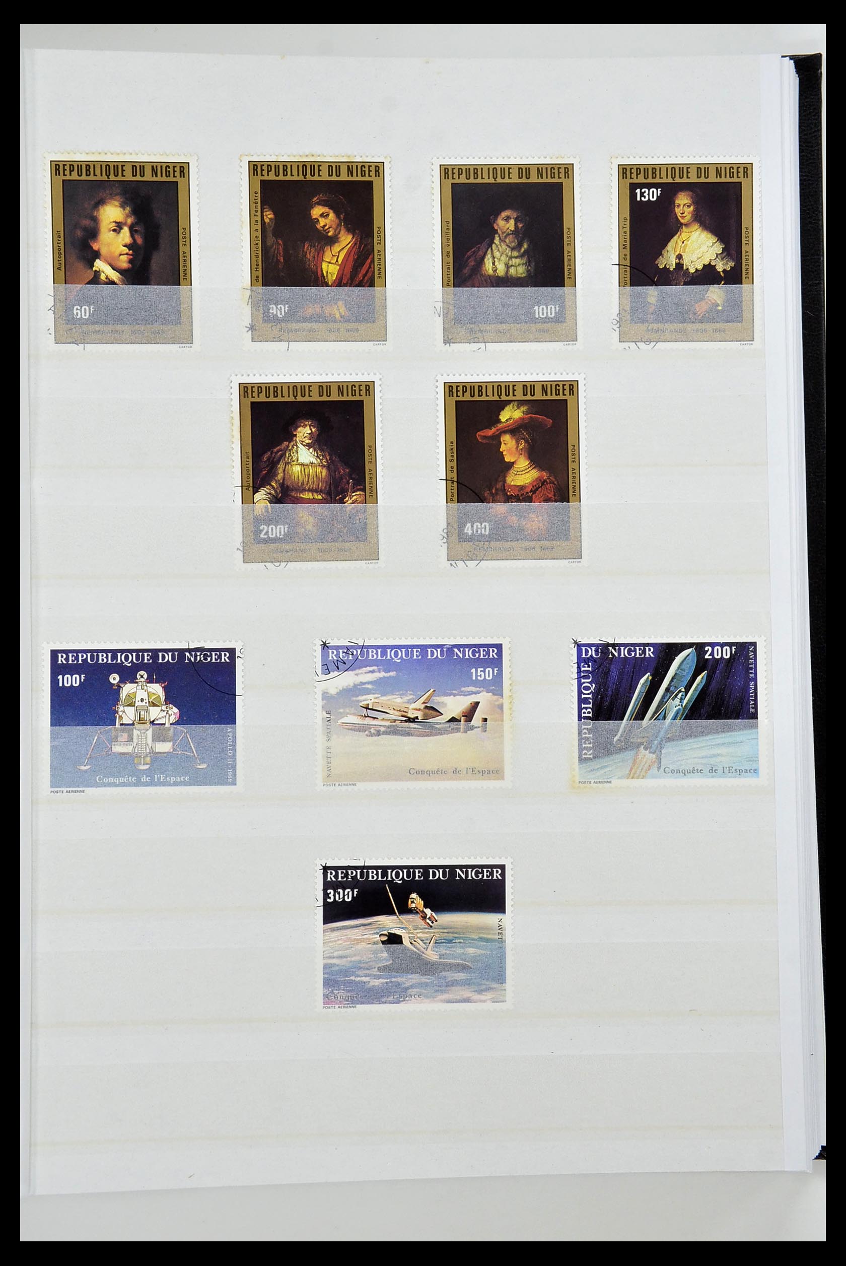 34190 0125 - Postzegelverzameling 34190 Franse koloniën in Afrika 1885-1998.